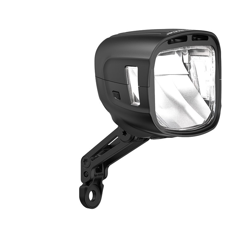 B&M E-Bike LED Scheinwerfer LUMOTEC IQ-XL E Highbeam matt-schwarz 300 Lux 169MU65TS-01 mit offene Enden