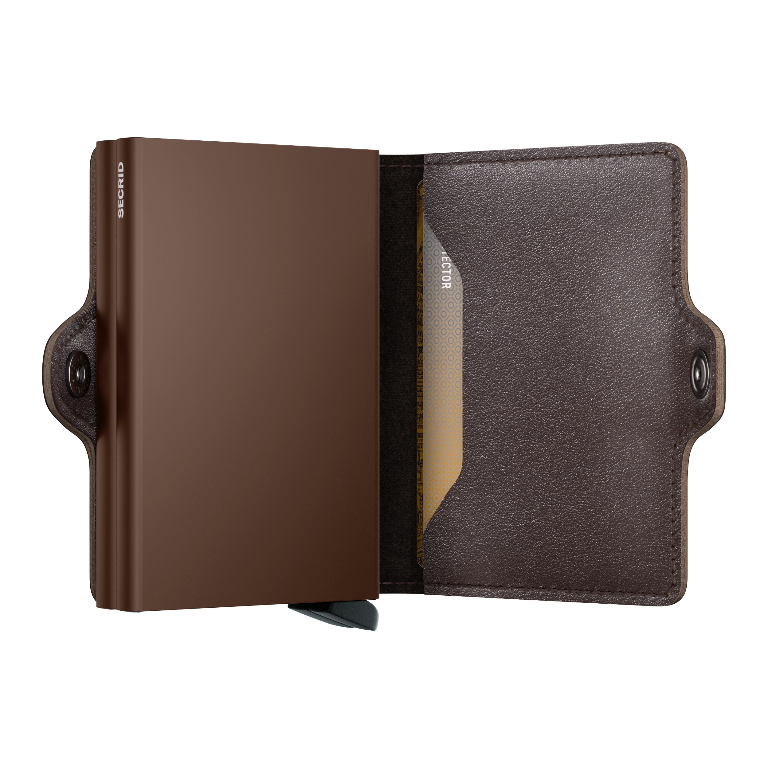 Secrid Twinwallet Original Chocolate – Schrägansicht
