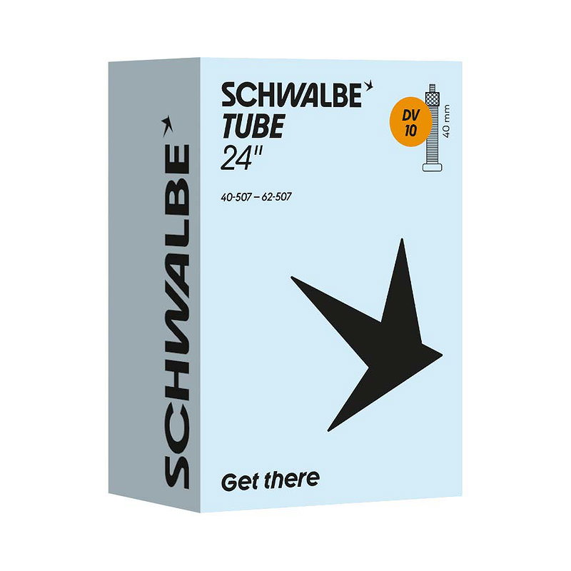 Schwalbe Fahrradschlauch DV Ventil Nr. 10 24" 40 mm 40/62-507