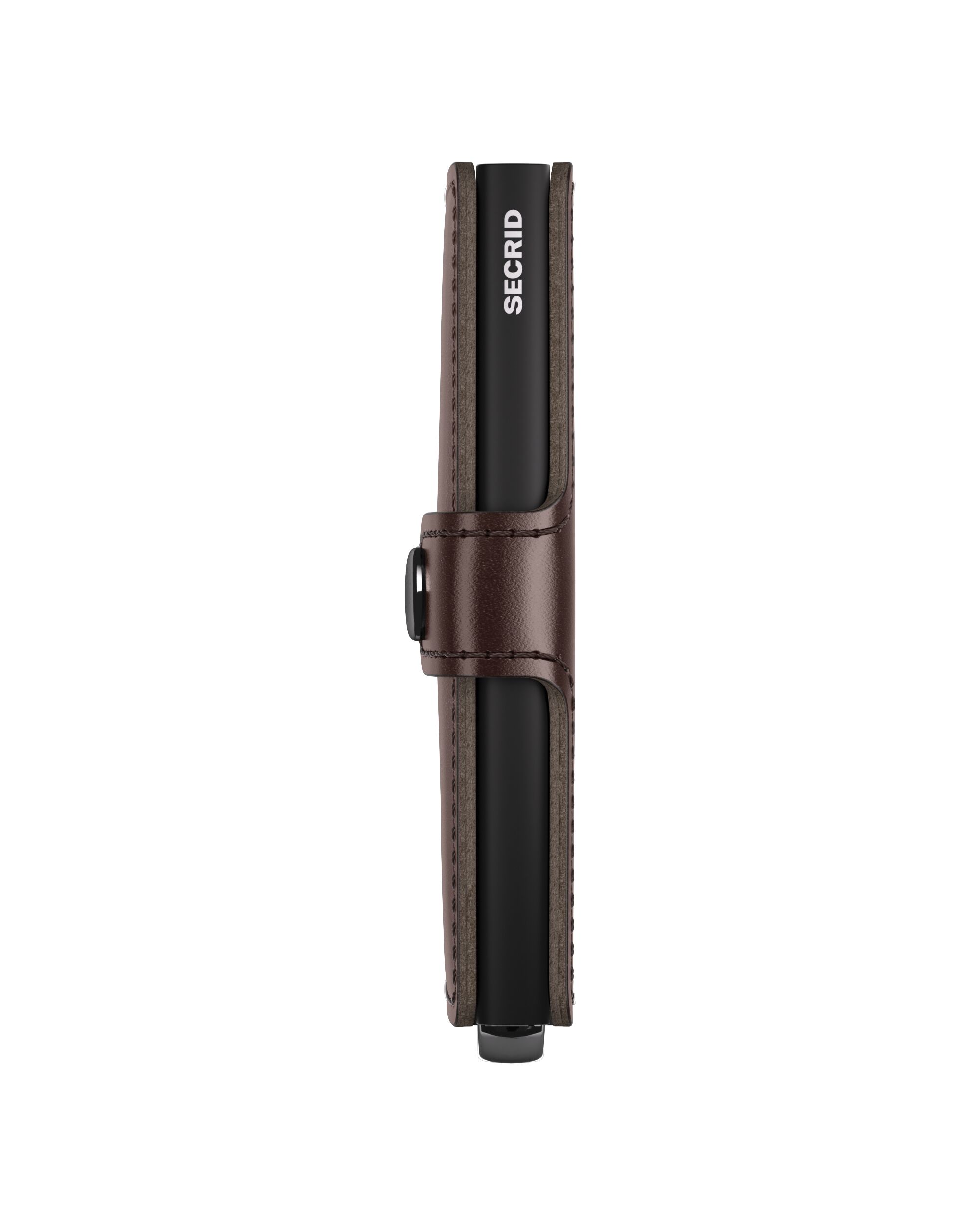 Secrid Miniwallet Dusk Dark Brown+ – Seitenansicht