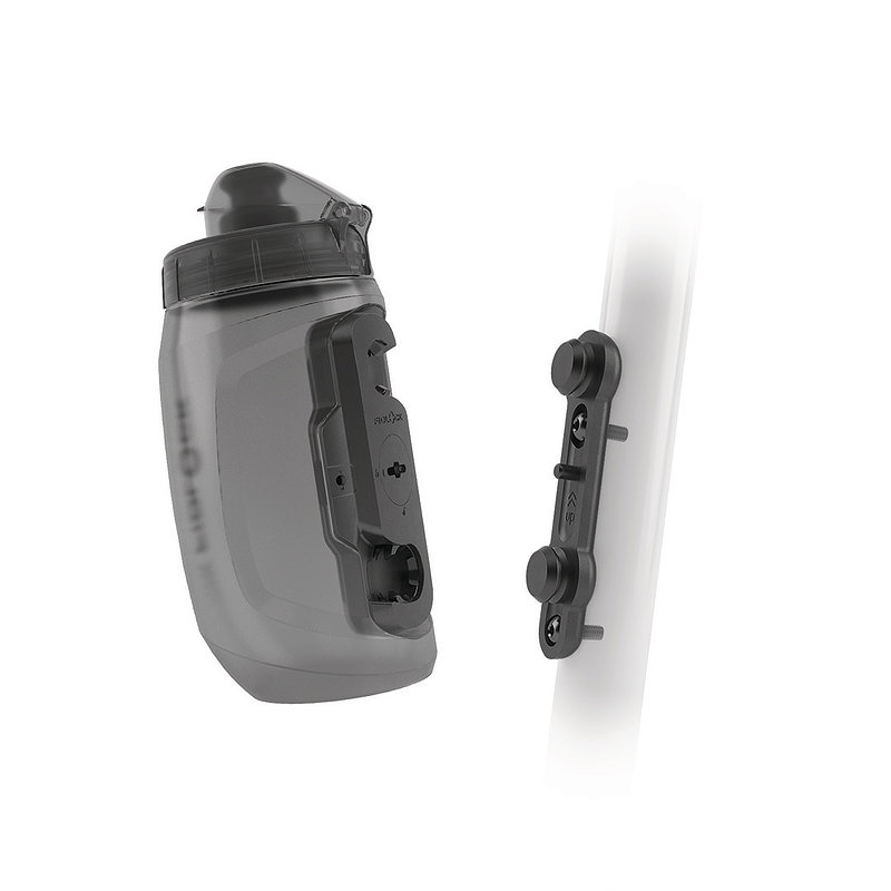 FIDLOCK Trinkflaschen Set TWIST inkl. bike base transparent schwarz 0,45 L