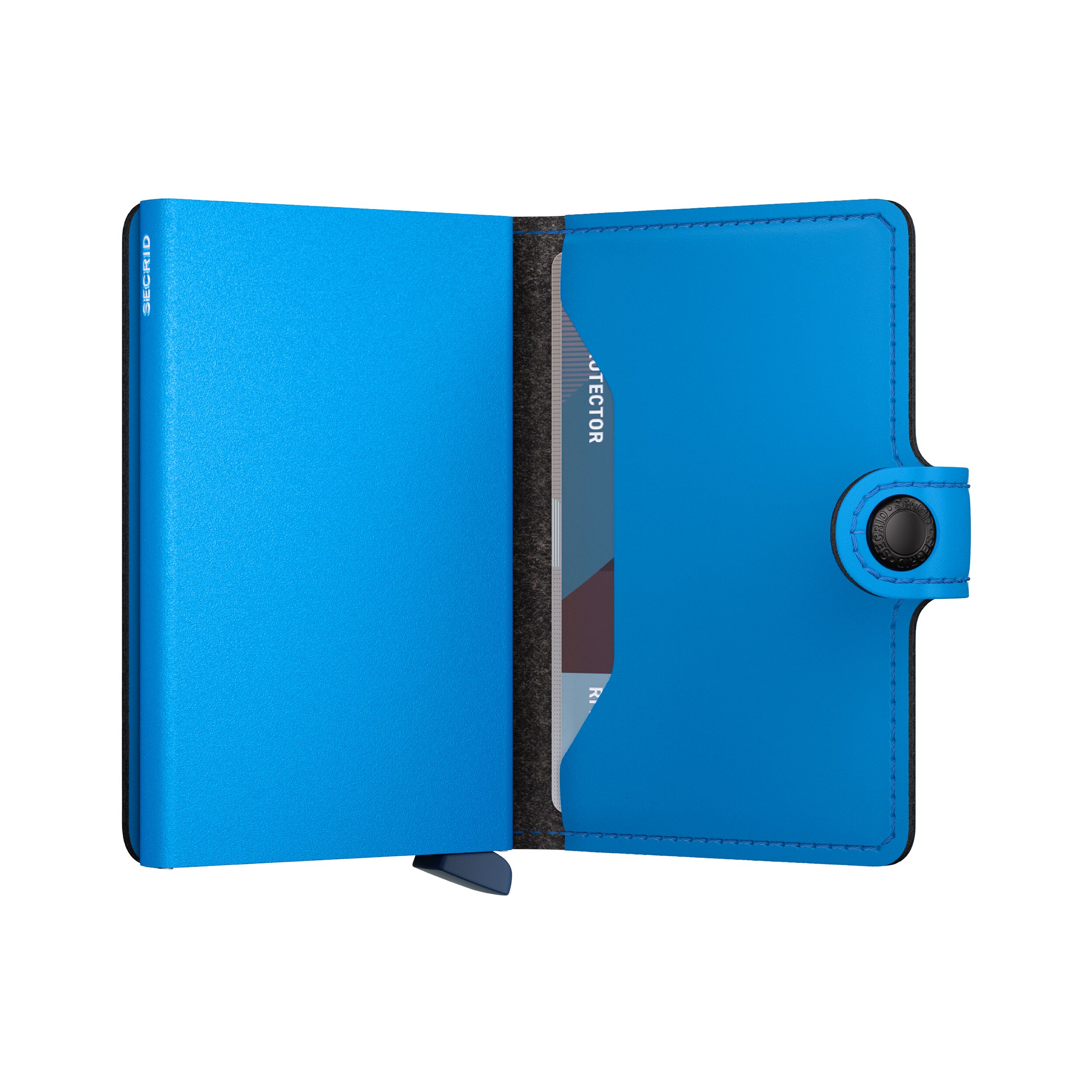 Secrid Miniwallet Yard powder Ultra Blue – Schrägansicht