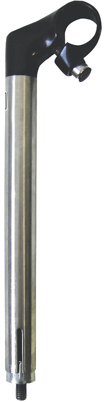 ergotec Vorbau Cat Tube 40 mm schwarz-silber 25,4 mm 22,2 mm 30°