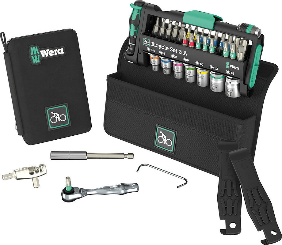WERA Werkzeug/Knarren-Set Bicycle Set 3 A