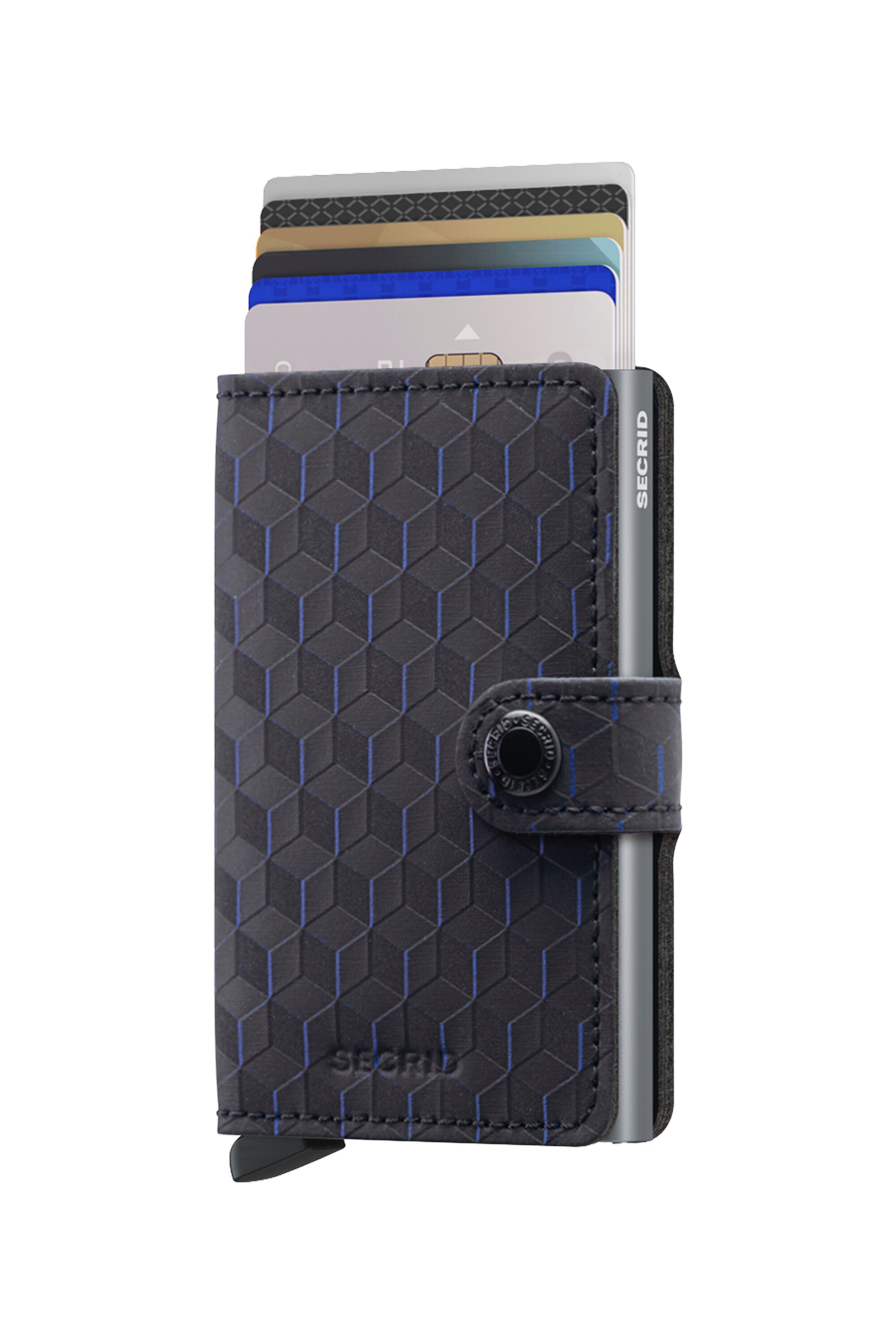 Secrid Miniwallet Optical Black-Titanium – mit Karten