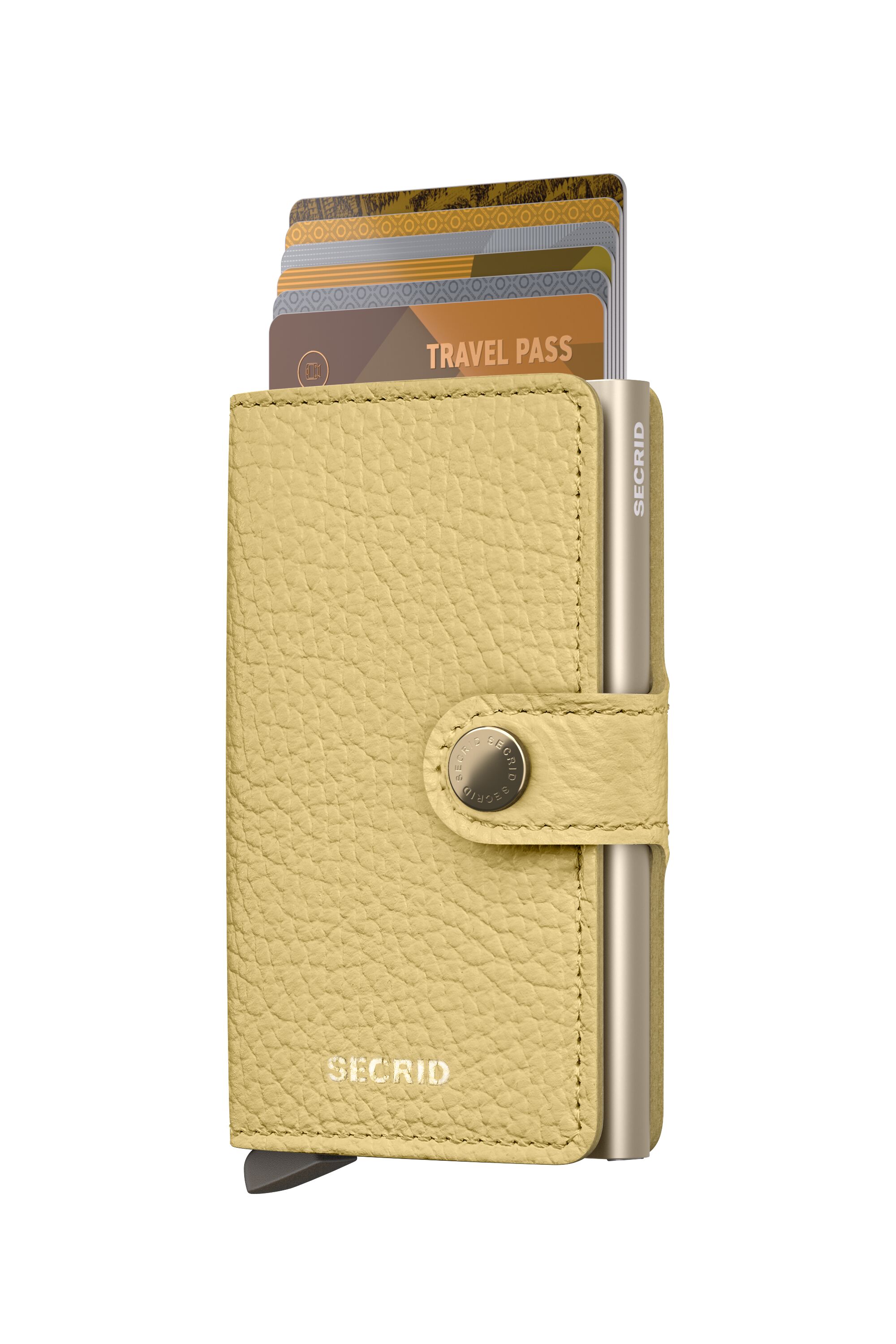 Secrid Miniwallet Pebble Butter Yellow – mit Karten