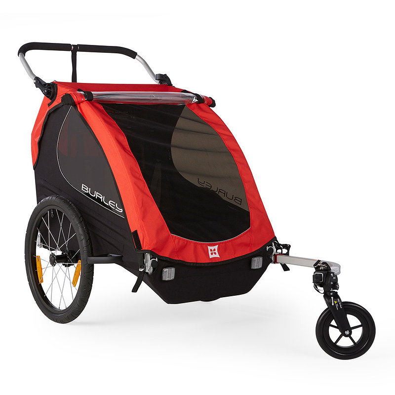 Burley Kinderanhaenger Honey Bee 1-2 Sitzer rot