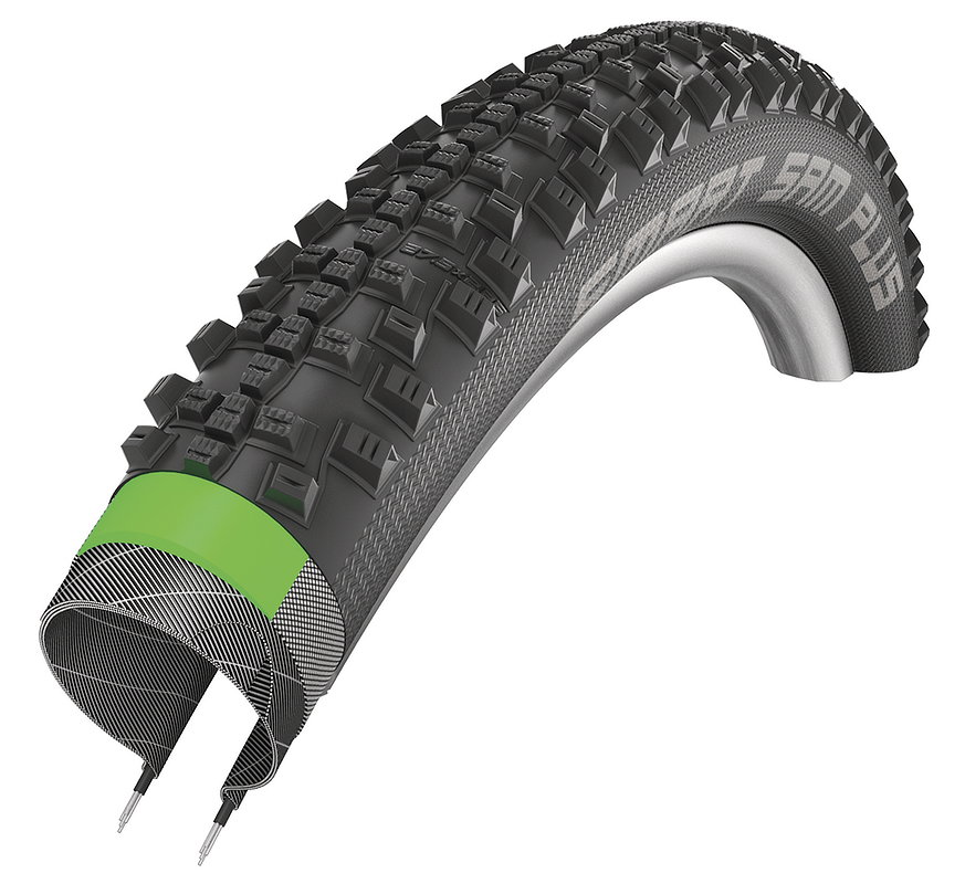 Schwalbe Fahrradreifen Smart Sam Plus HS 476 schwarz reflex 60-406 20x2,35 11159276.01