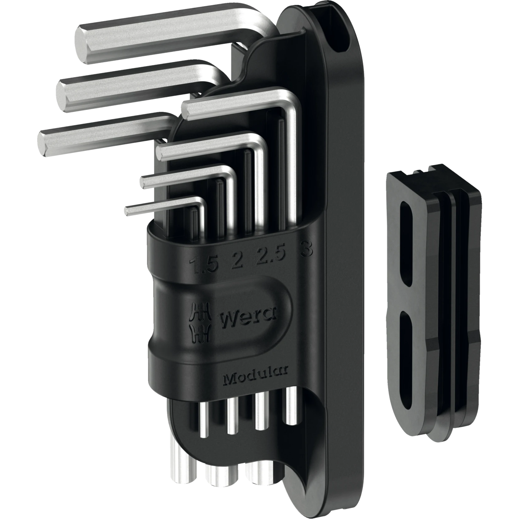 WERA Winkel-Schlüssel-Set Tool-Check Modular Hex-Plus 1