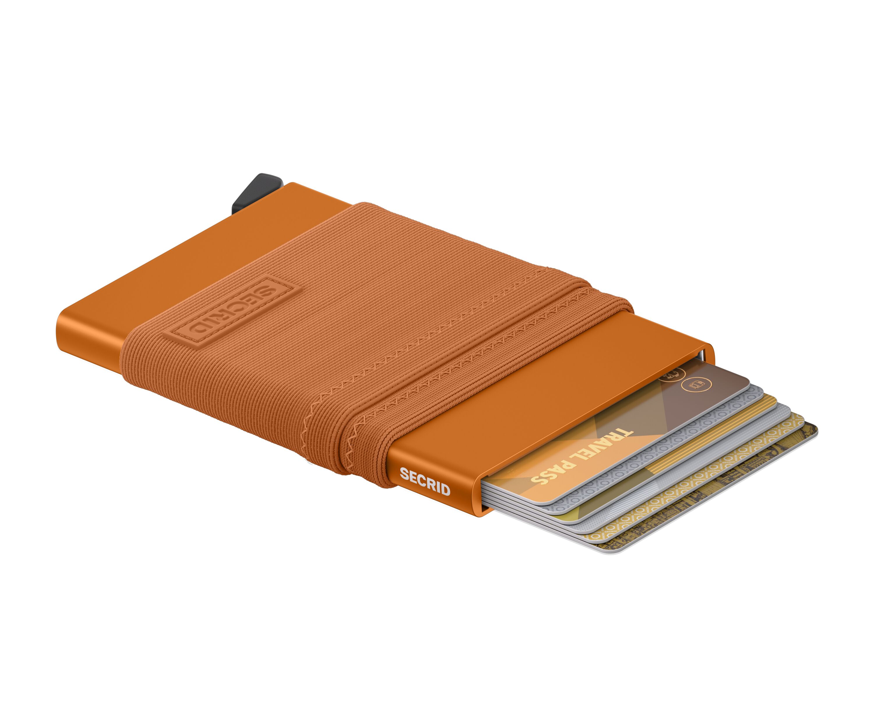 Secrid Flexwallet Orange – flach liegend