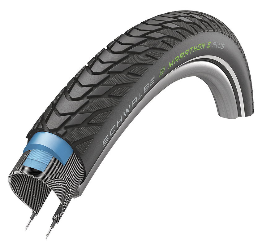 Schwalbe Fahrradreifen Marathon E-Plus ADDIX HS498 schwarz Reflex 47-622 28x1,75 11159058.01