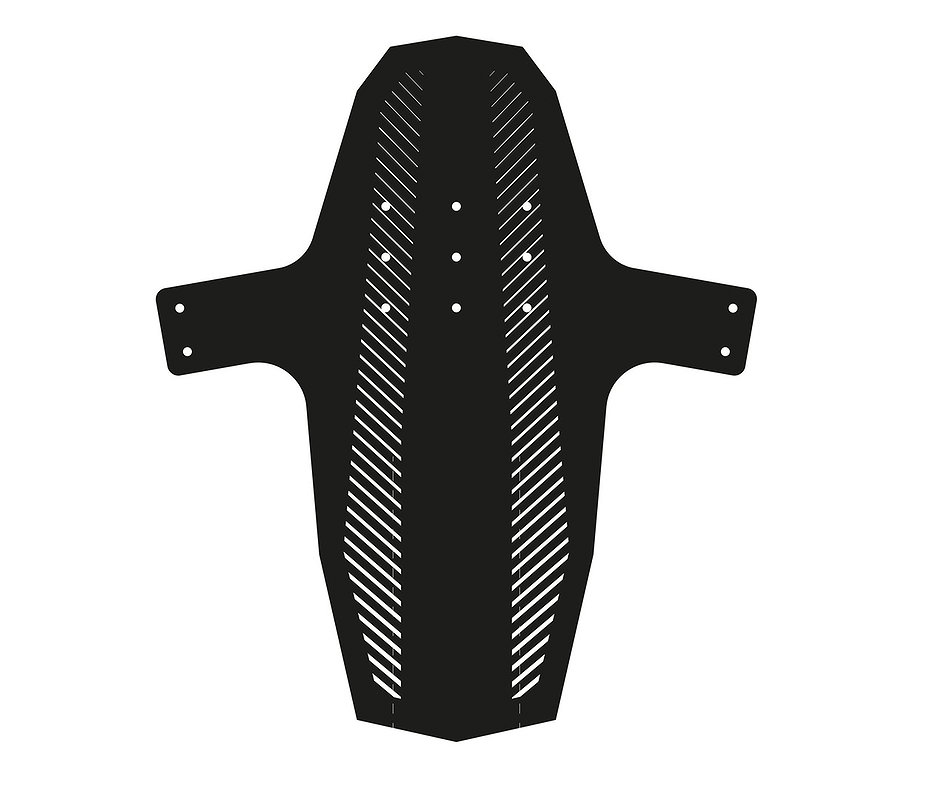 Hebie Vorderradspritzschutz SWAP Front stripes 26" - 29" 0724 V E11