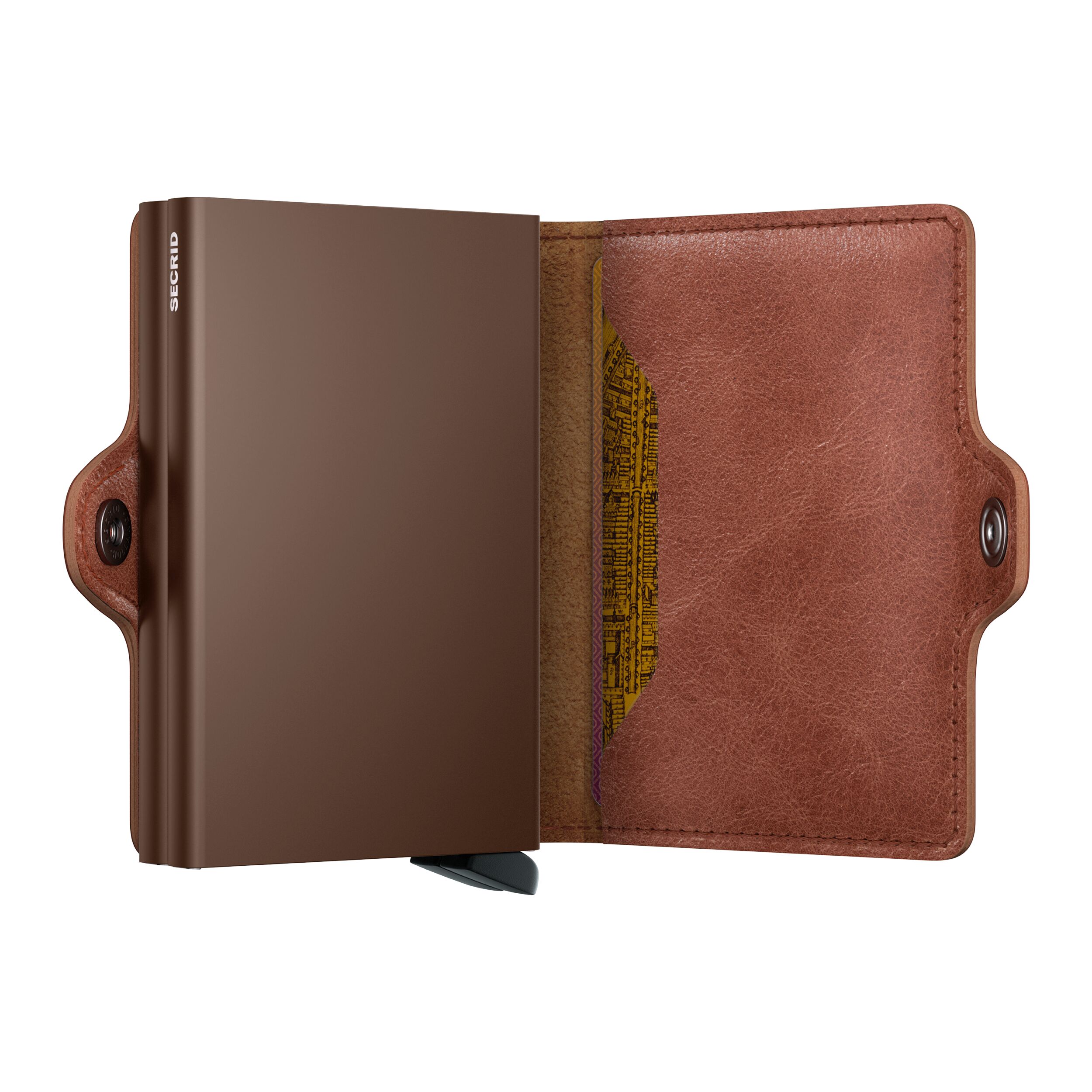 Secrid Twinwallet Vintage Cognac-Brown – Schrägansicht
