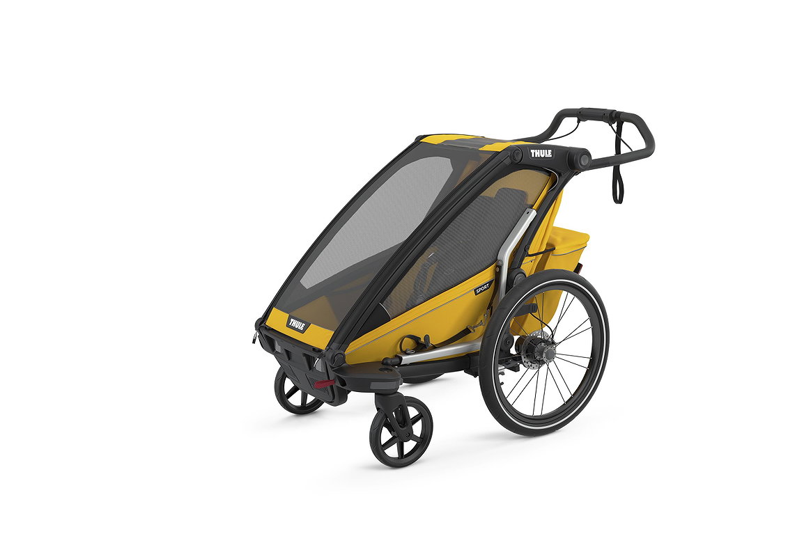 Thule Kinderanhaenger Chariot Sport 1 Sitzer spectra gelb