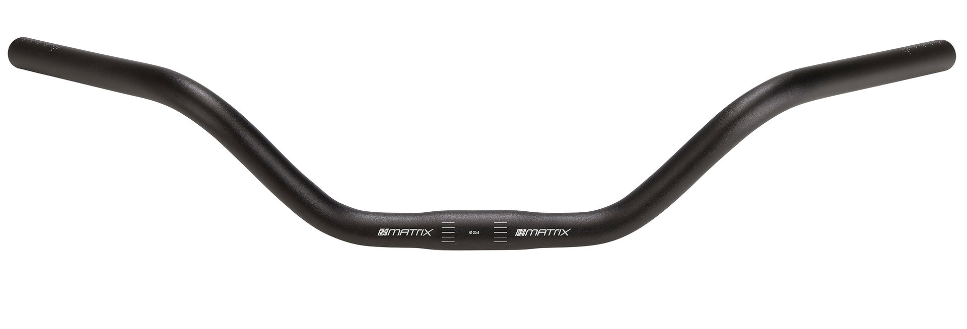 MATRIX City-/Trekking Lenkerbügel Melange High 630 mm schwarz-matt 54° 92 mm 25,4 mm
