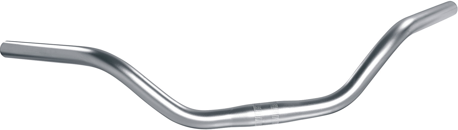 ergotec City-/Trekking Lenkerbügel Cruiser 590 mm Alu-Look 52°/0° 76 mm 25,4 mm