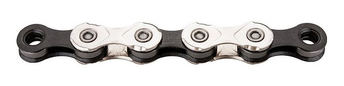 KMC Fahrrad Kette X12 12-fach silber/schwarz 126 Glieder, 1/2" x 11/128"