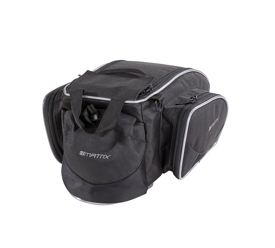 MATRIX Gepäckträgertasche XL Snapit schwarz