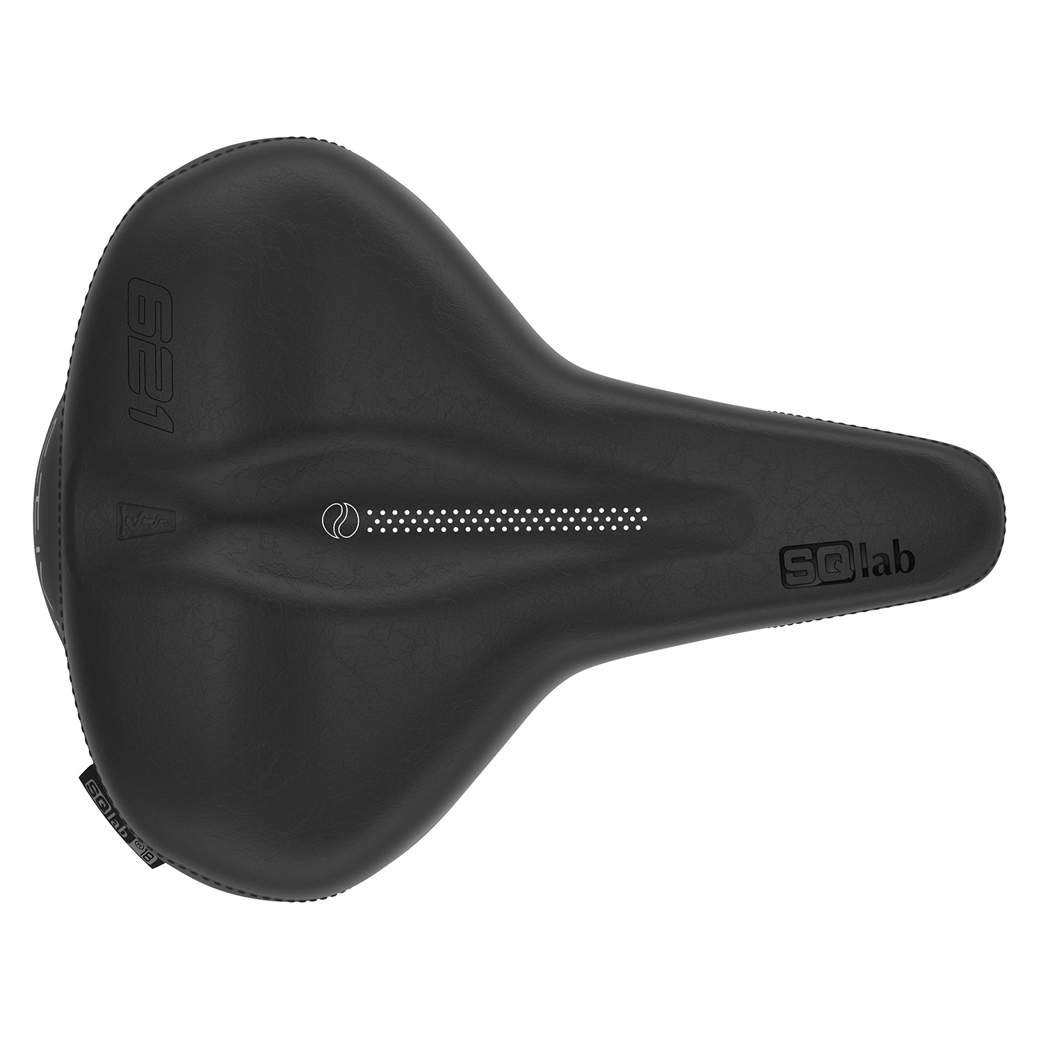 SQlab City Sattel 621 Ergolux Active 2.0 – Ansicht von oben