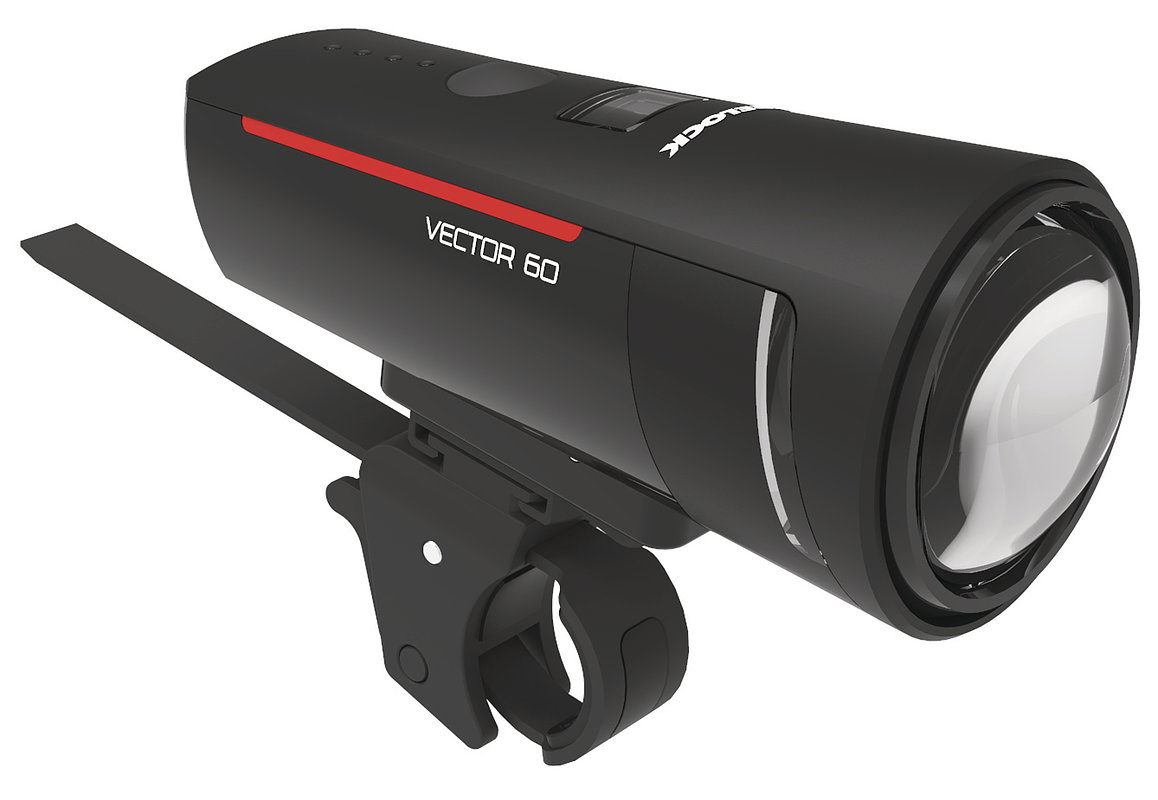 TRELOCK LED Akkufrontleuchte 60 LUX I-Go Vector schwarz