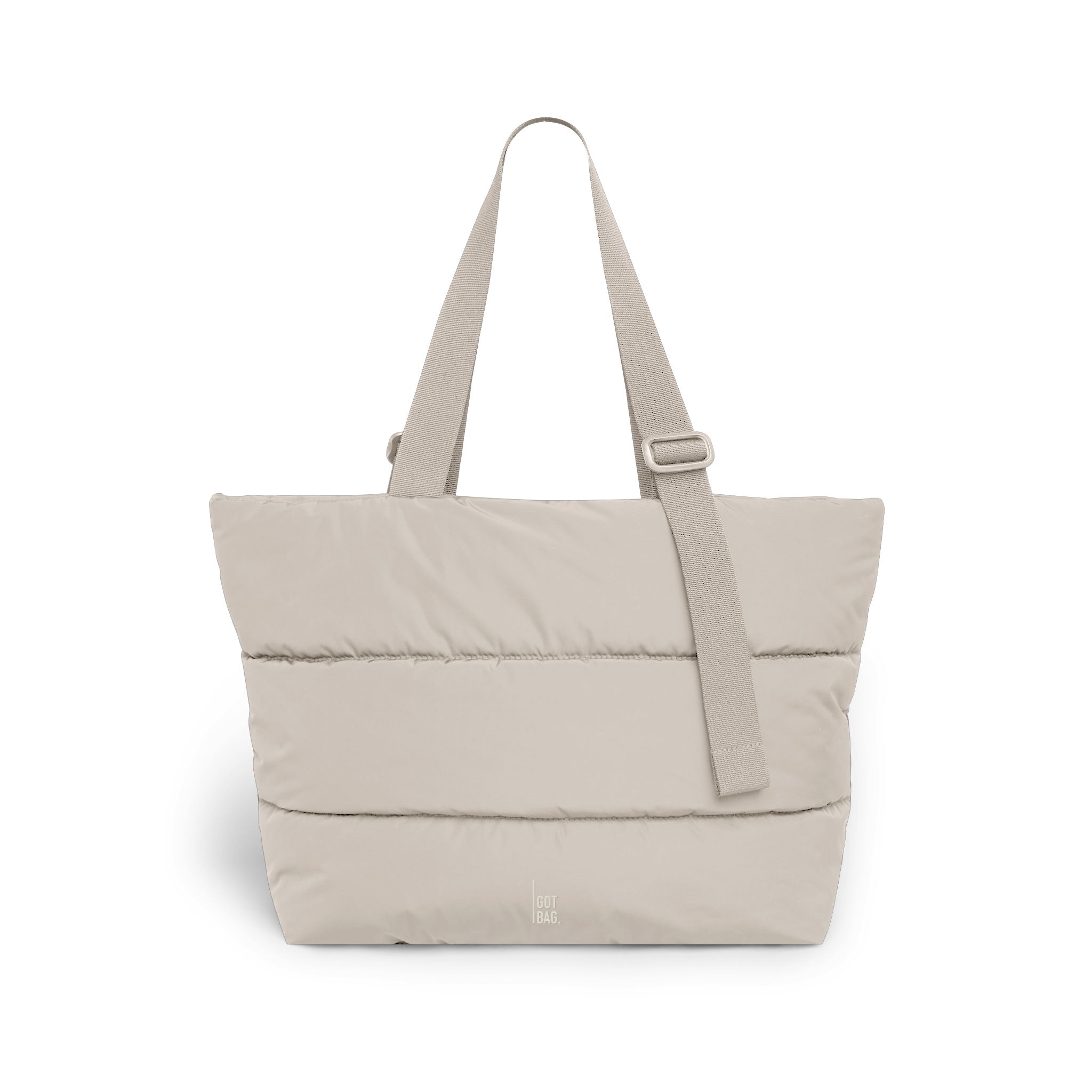 GOT BAG Puffer Tote Bag Monochrome Scallop