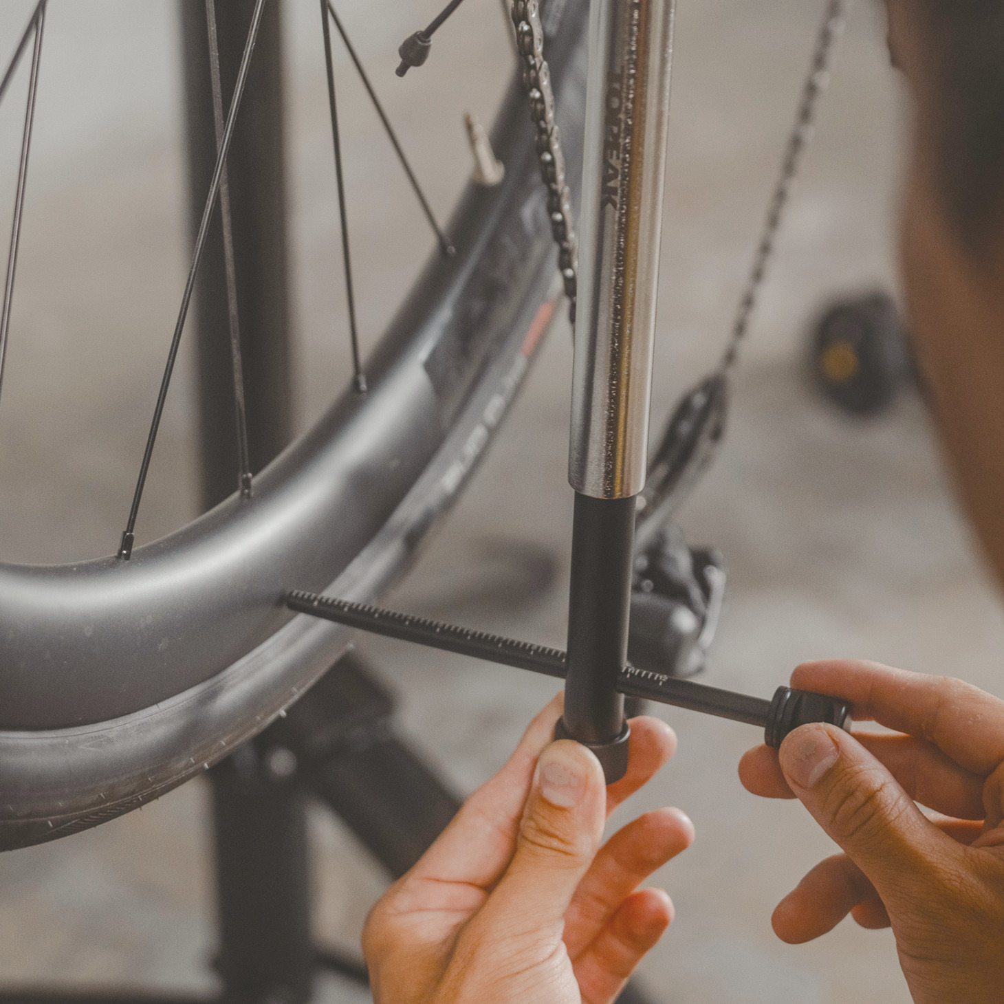 Topeak Hanger Alignment Gauge with Lever Setter Kit