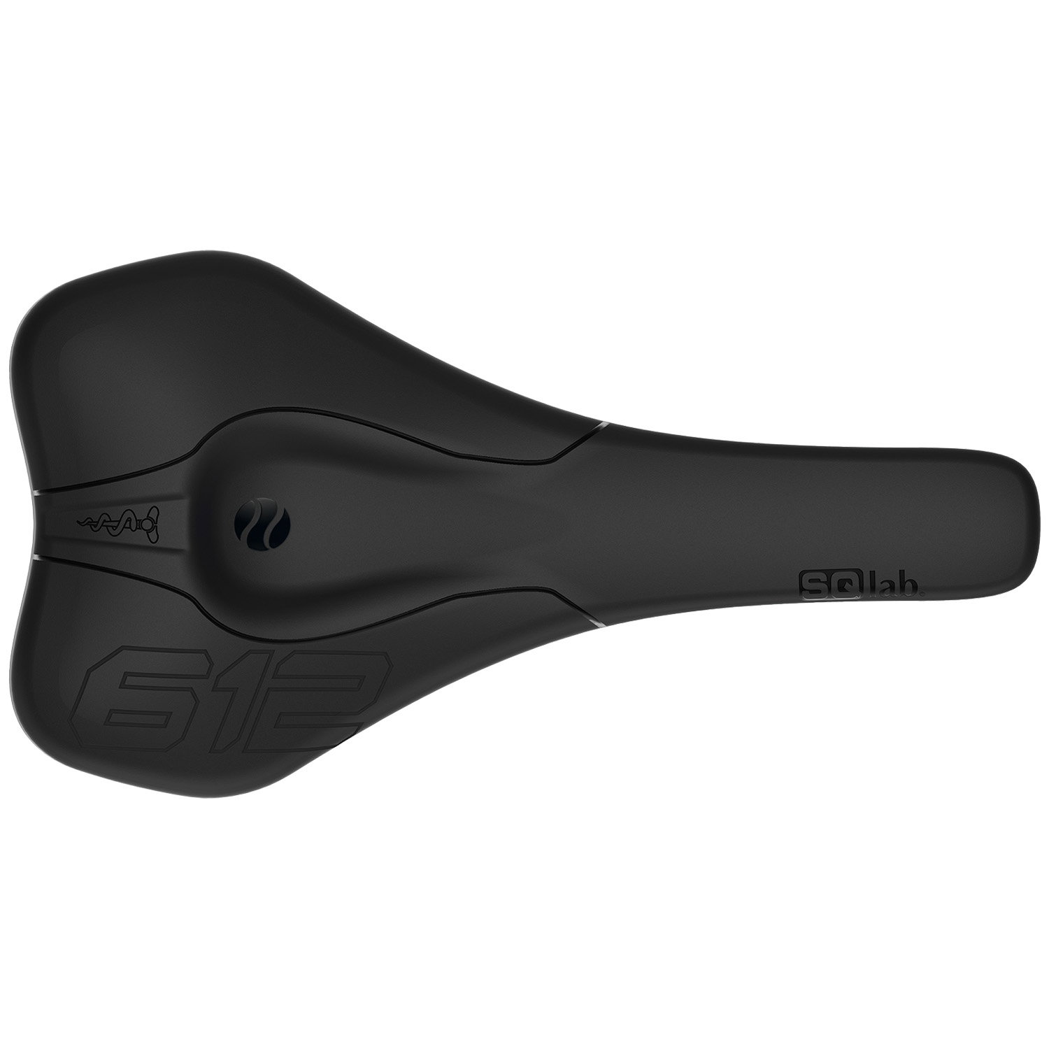 SQlab Sport Sattel 612 Ergowave S-Tube – Ansicht von oben