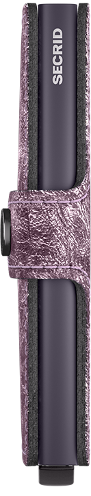 Secrid Miniwallet Crunch Pink – Seitenansicht