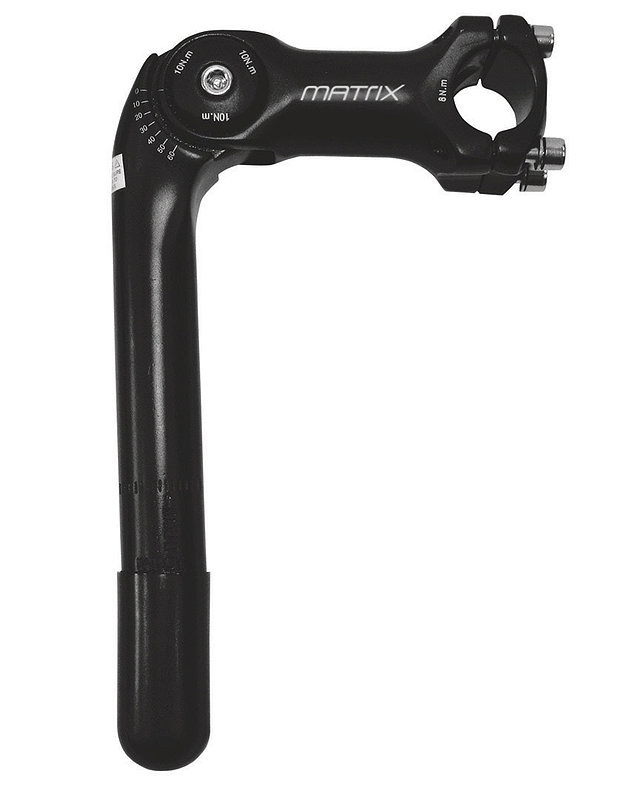 MATRIX Vorbau ST3 Alu 100 mm schwarz-matt 25,4 mm 25,4 0- +60°