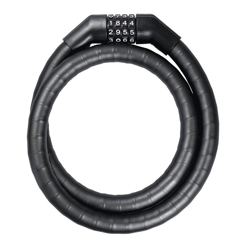 TRELOCK Zahlen-Panzerkabelschloss PK 360 Code 19 mm schwarz 100 cm