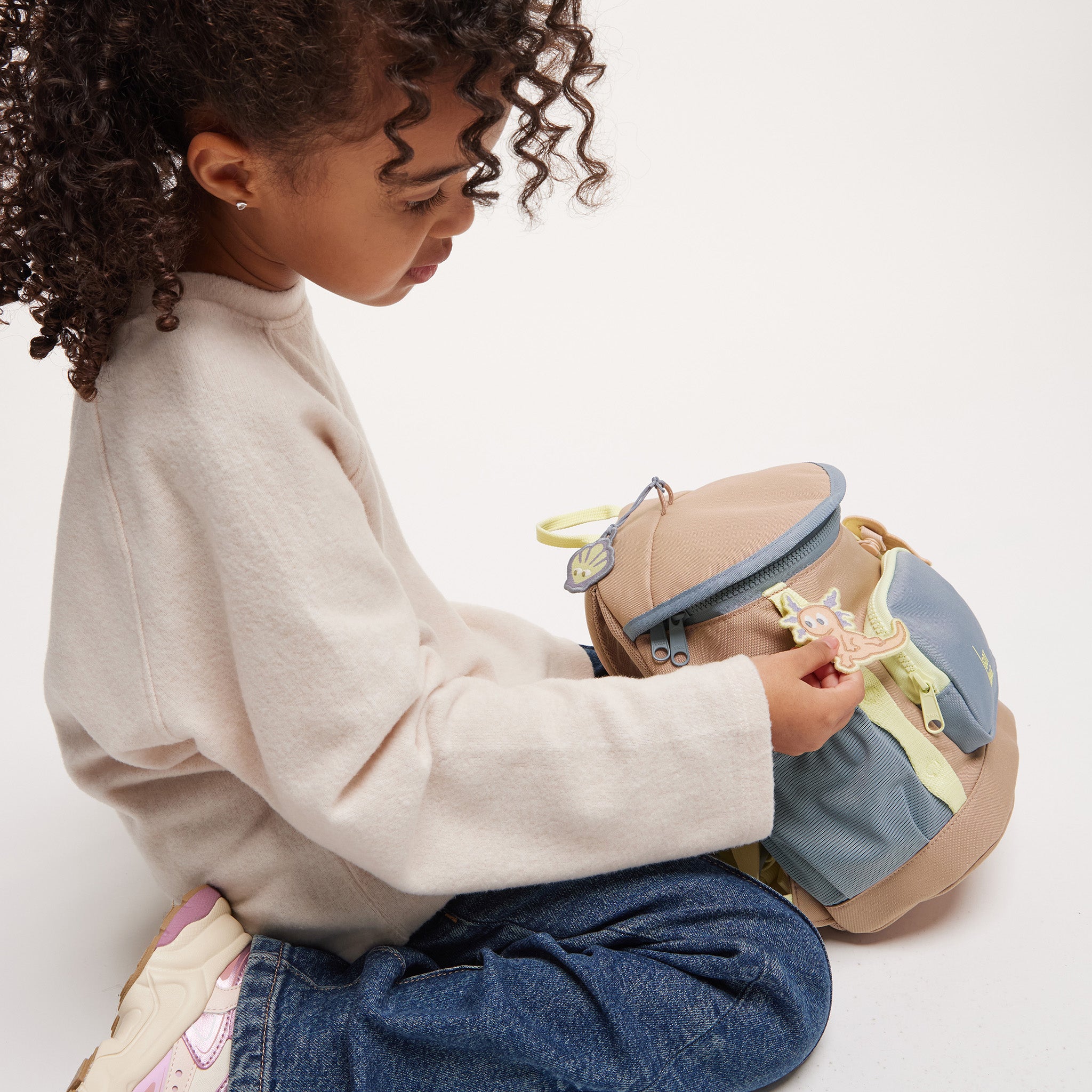 GOT BAG Kids Adventure Patch Set Axolotl Multicolor