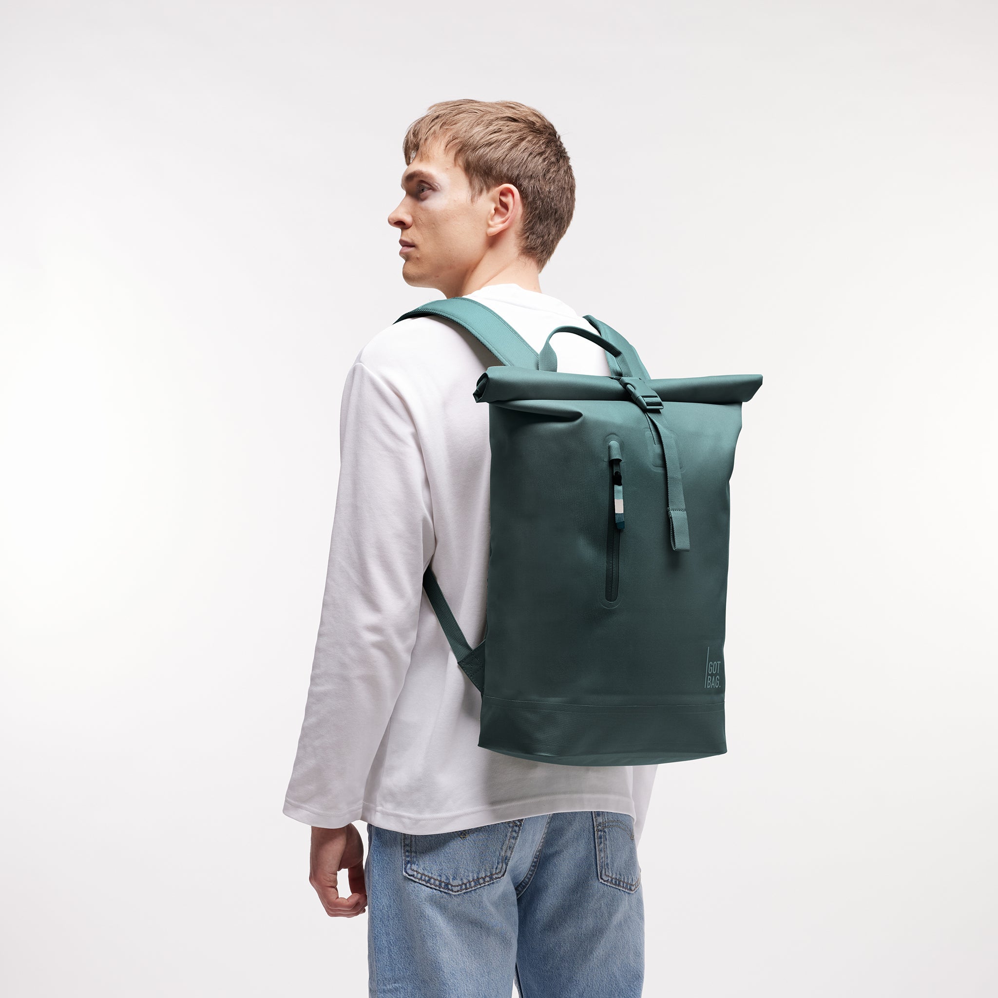 GOT BAG Rolltop Lite 2.0 Monochrome Sea Teal