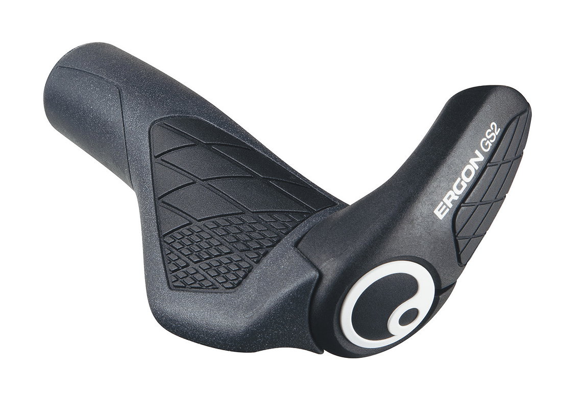 Ergon GS2 Lenkergriffe mit Bar Ends, Größe L, Grey/Black