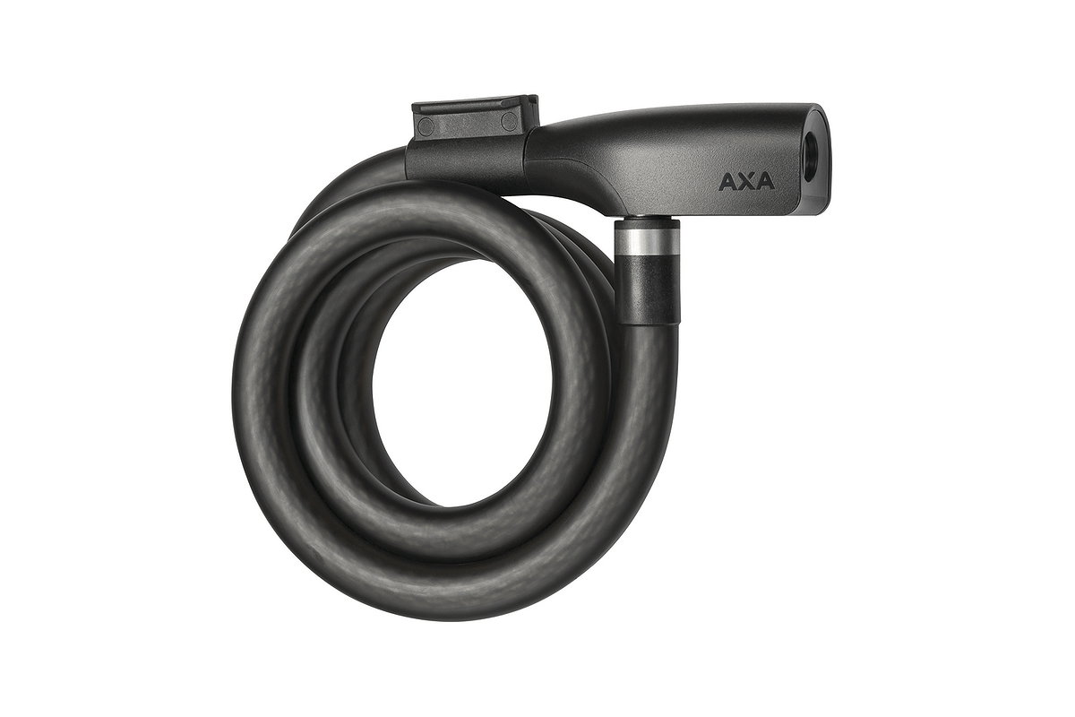 AXA Spiralkabelschloss Resolute 15 mm mattschwarz 120 cm