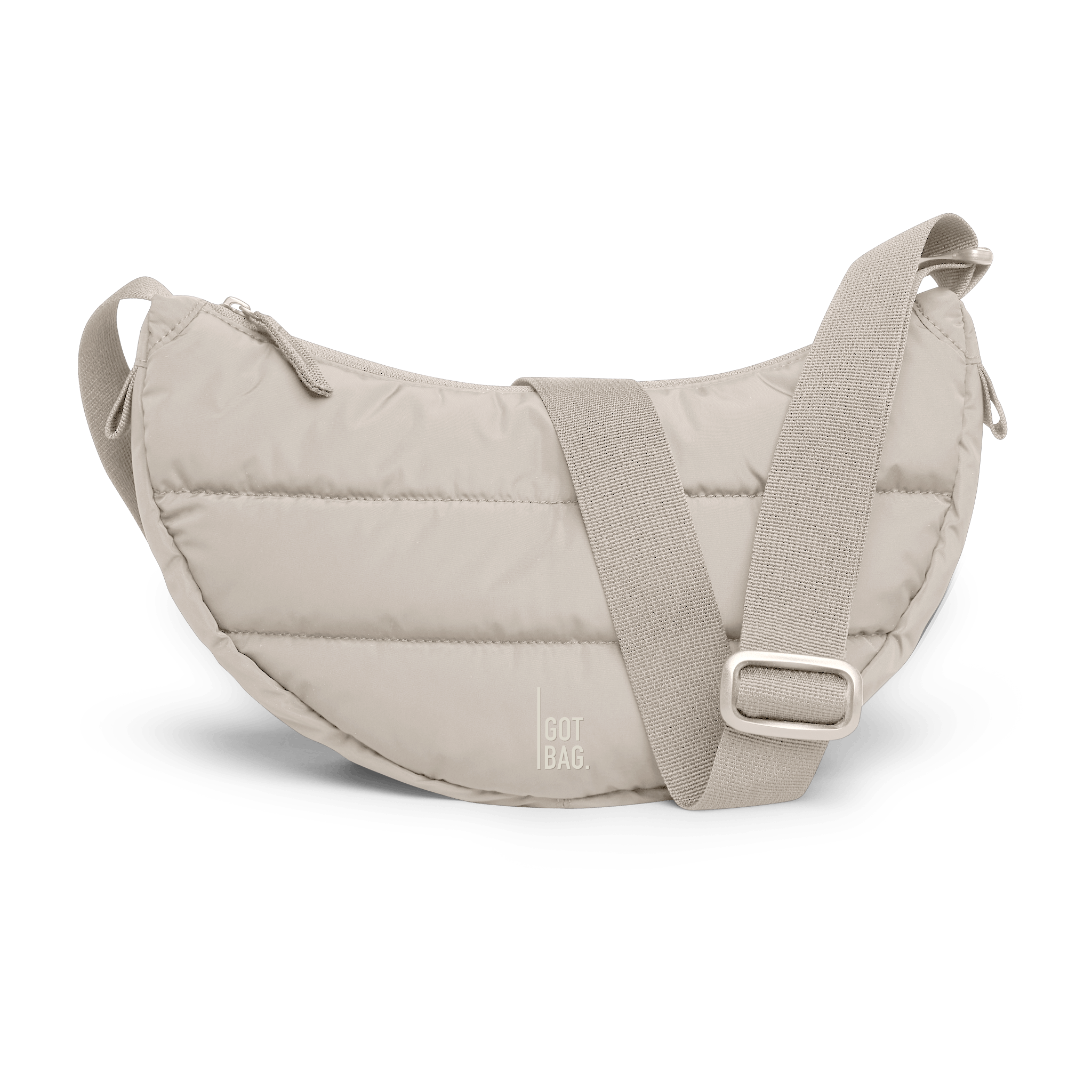 GOT BAG Puffer Moon Bag Small Scallop