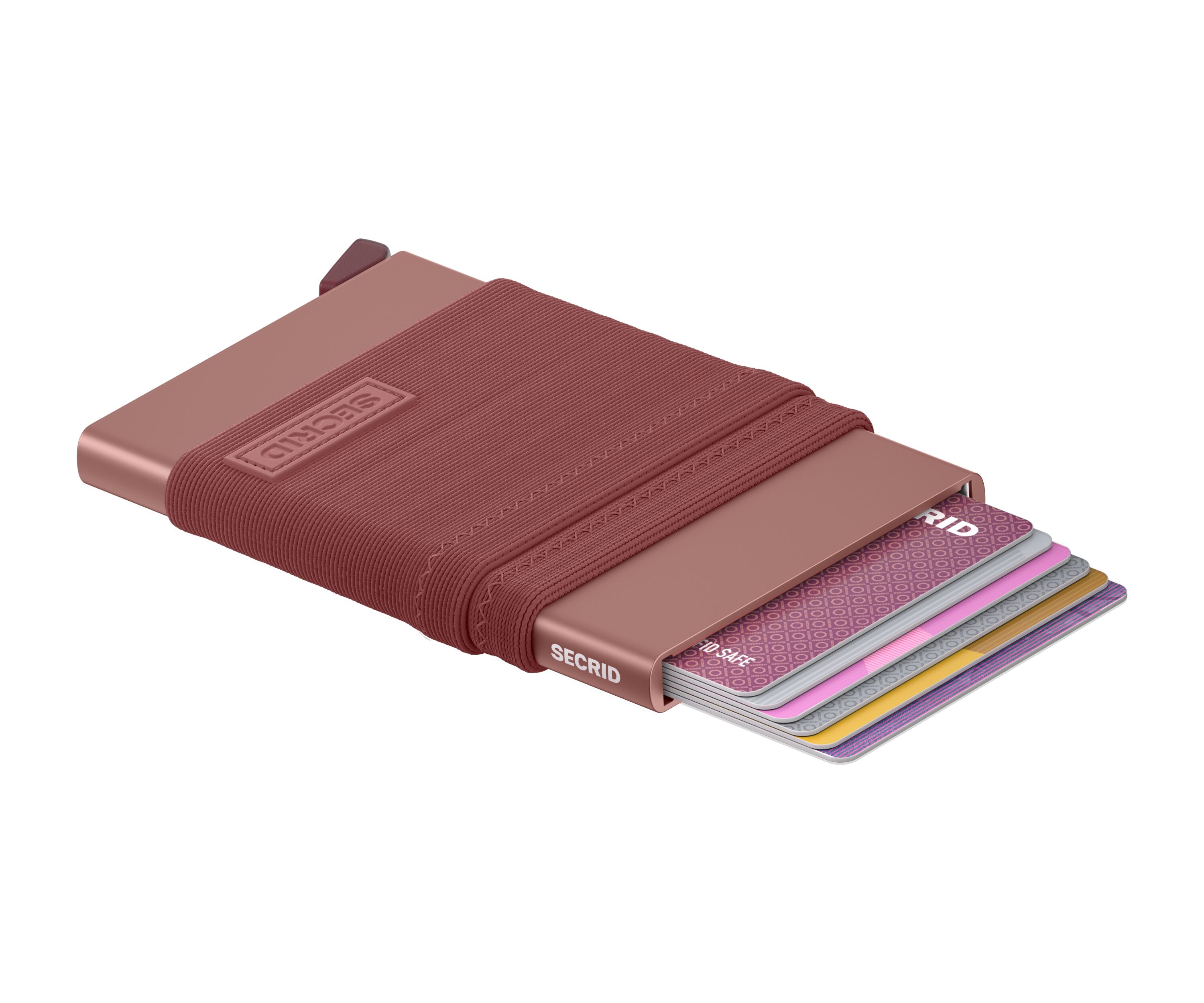 Secrid Flexwallet Mauve – flach liegend