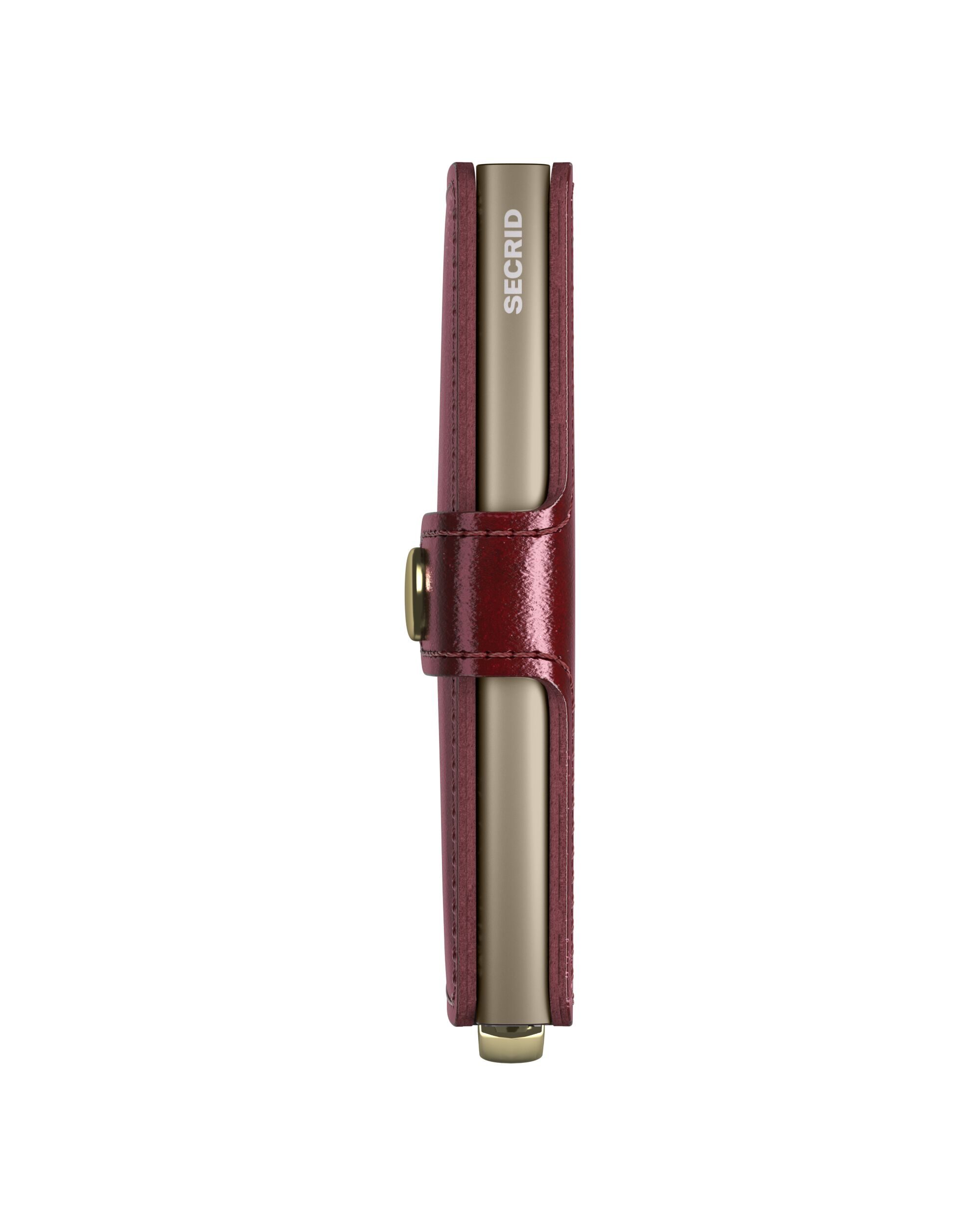 Secrid Miniwallet Naplak Red+ – Seitenansicht