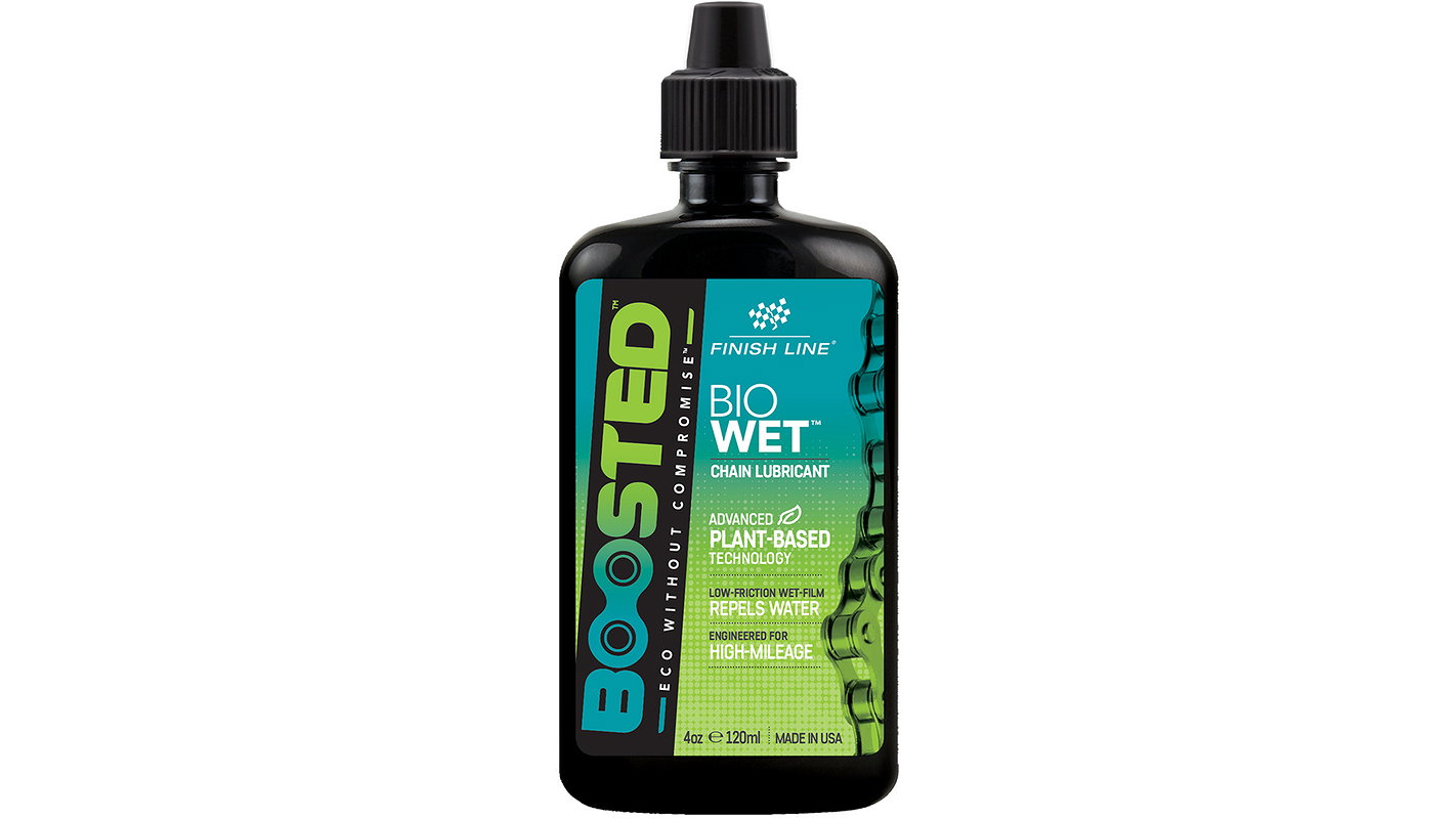 FINISH LINE Kettenwachs BOOSTED Bio Wet Chain Lube 120 ml Spritzflasche