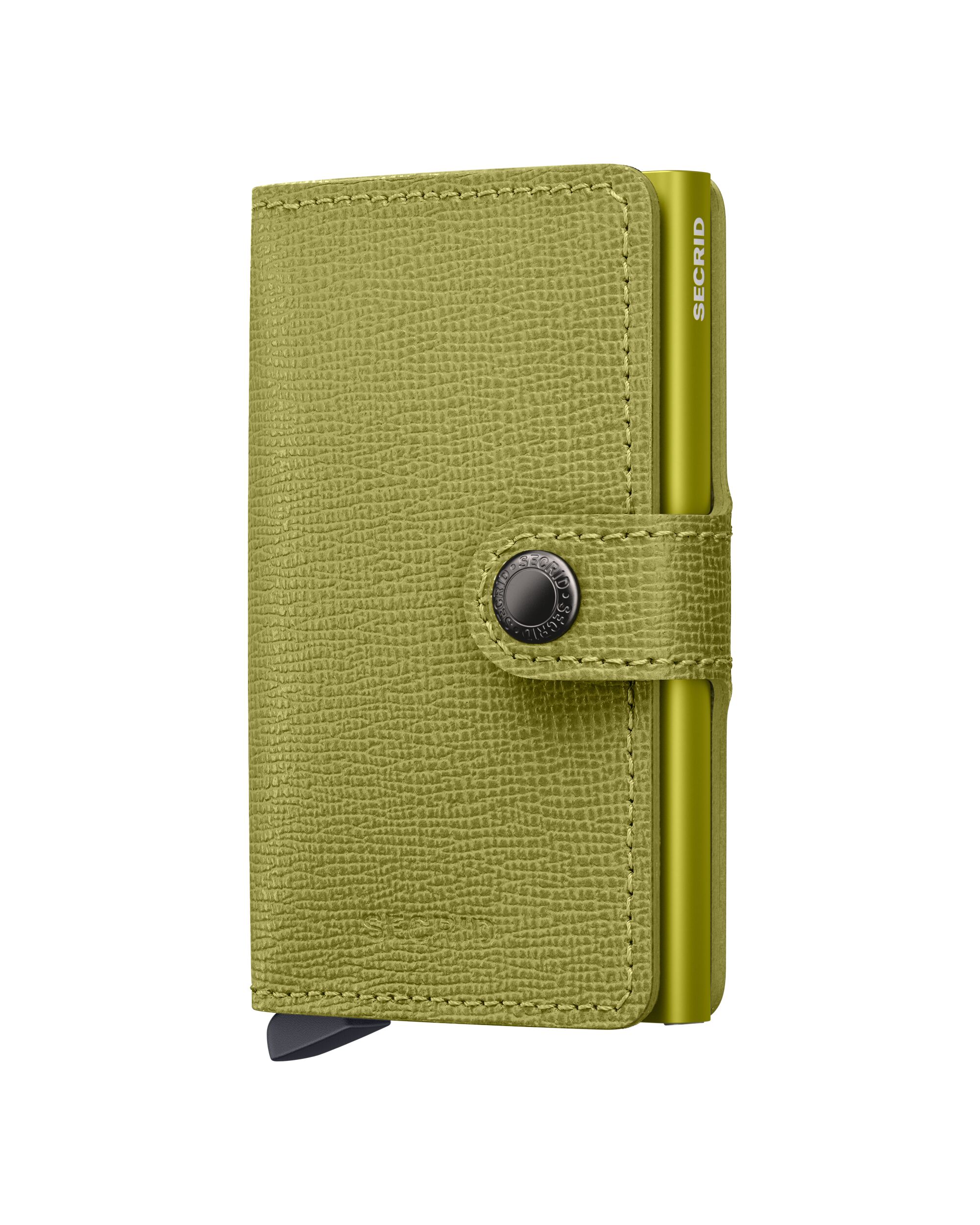 Secrid Miniwallet Crisple Lime – Vorderansicht