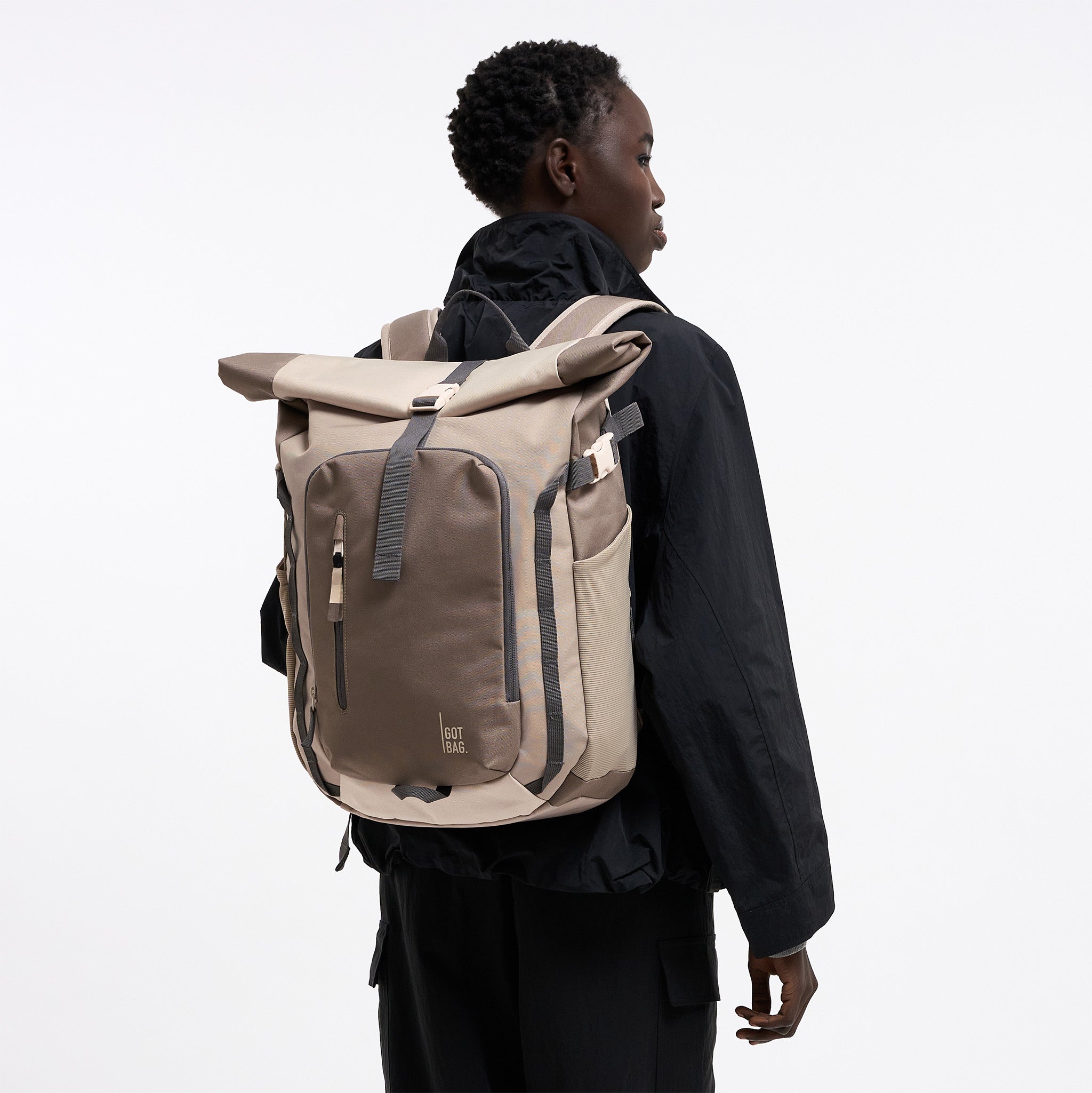 GOT BAG Rolltop Adventure Monochrome Oyster