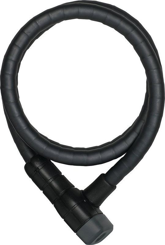 ABUS Panzerkabelschloss Microflex 6615K/120/15 BK SCMU 15 mm schwarz 120 cm