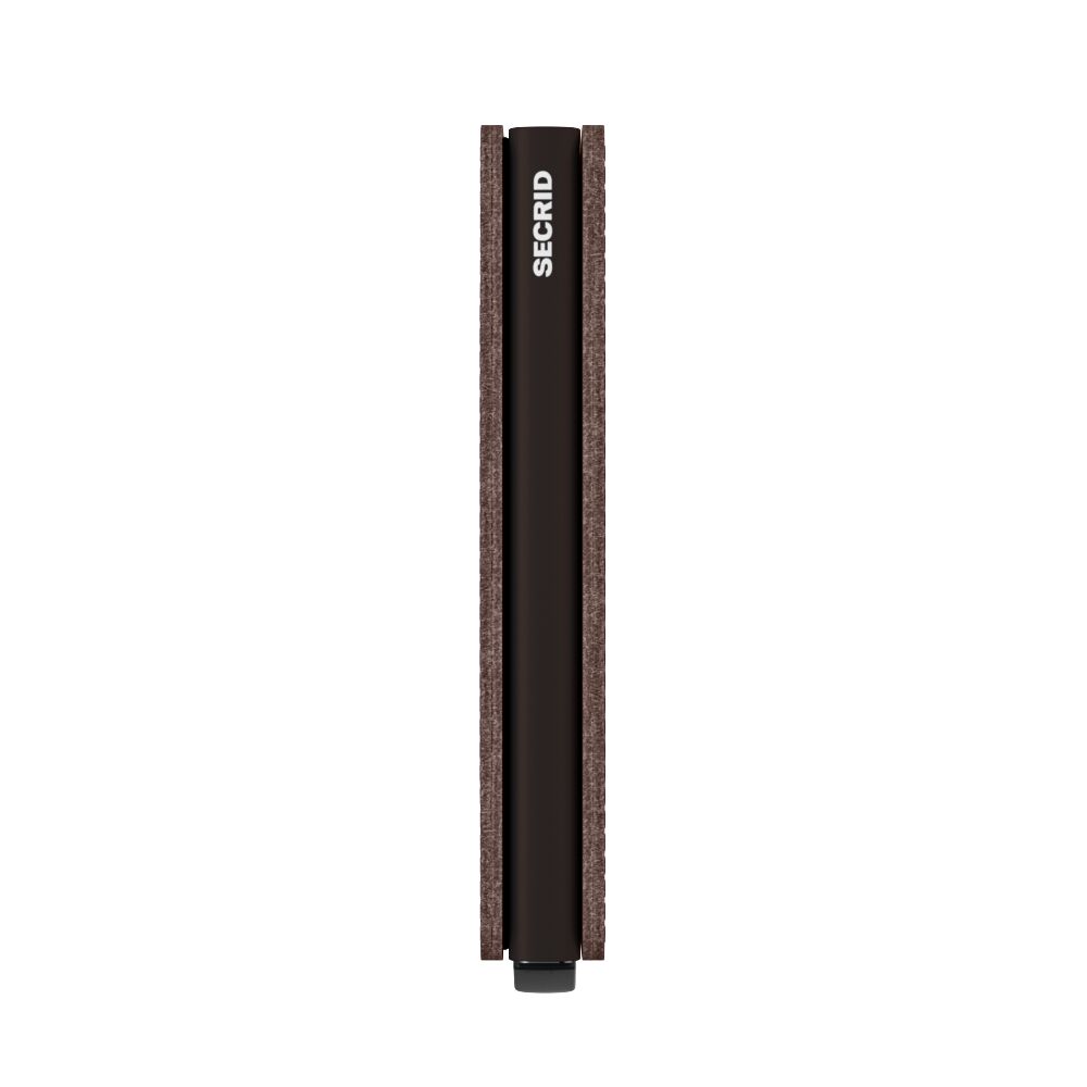 Secrid Slimwallet Vegetable Tanned Espresso-Brown – Seitenansicht