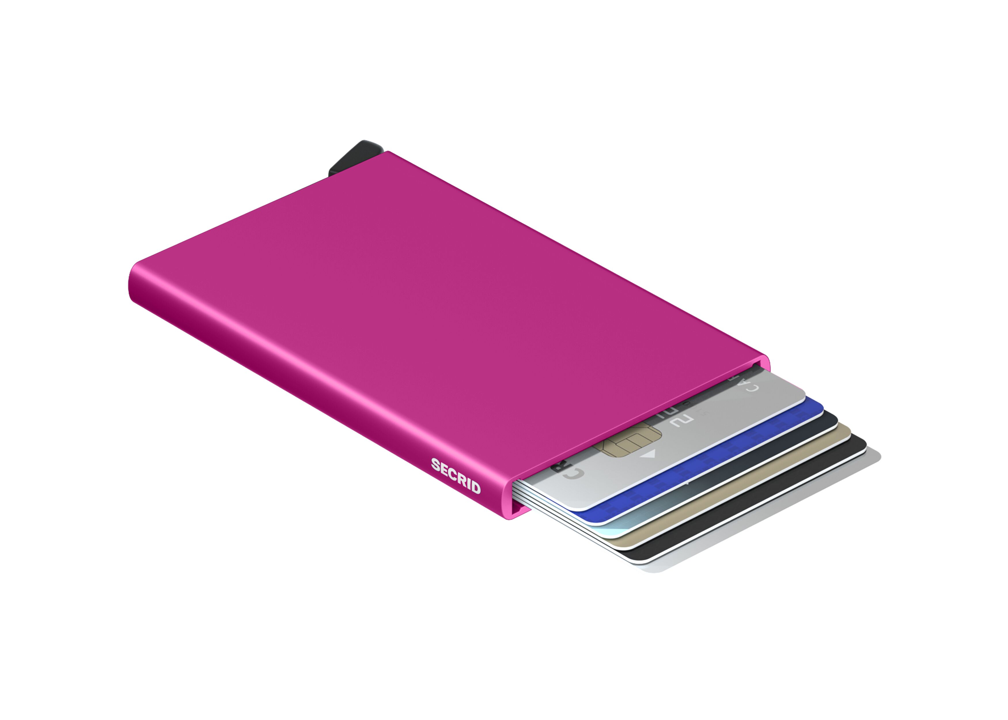 Secrid Cardprotector Fuchsia – geöffnet