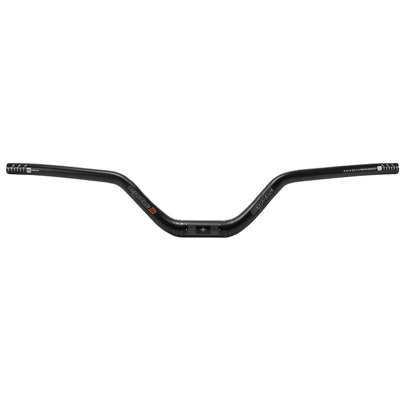 ergotec MTB Lenker Riser Bar 100 780 mm schwarz sand. 12°/11° 100 mm 31,8 mm