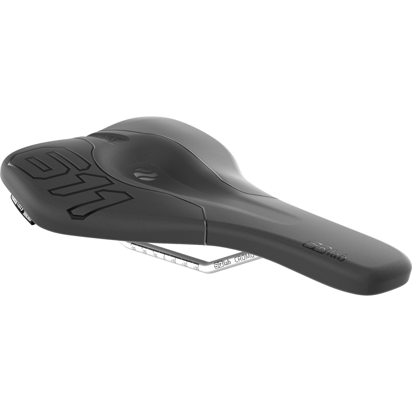 SQlab Sport Sattel 611 Ergowave CrMo – Seitenansicht schräg