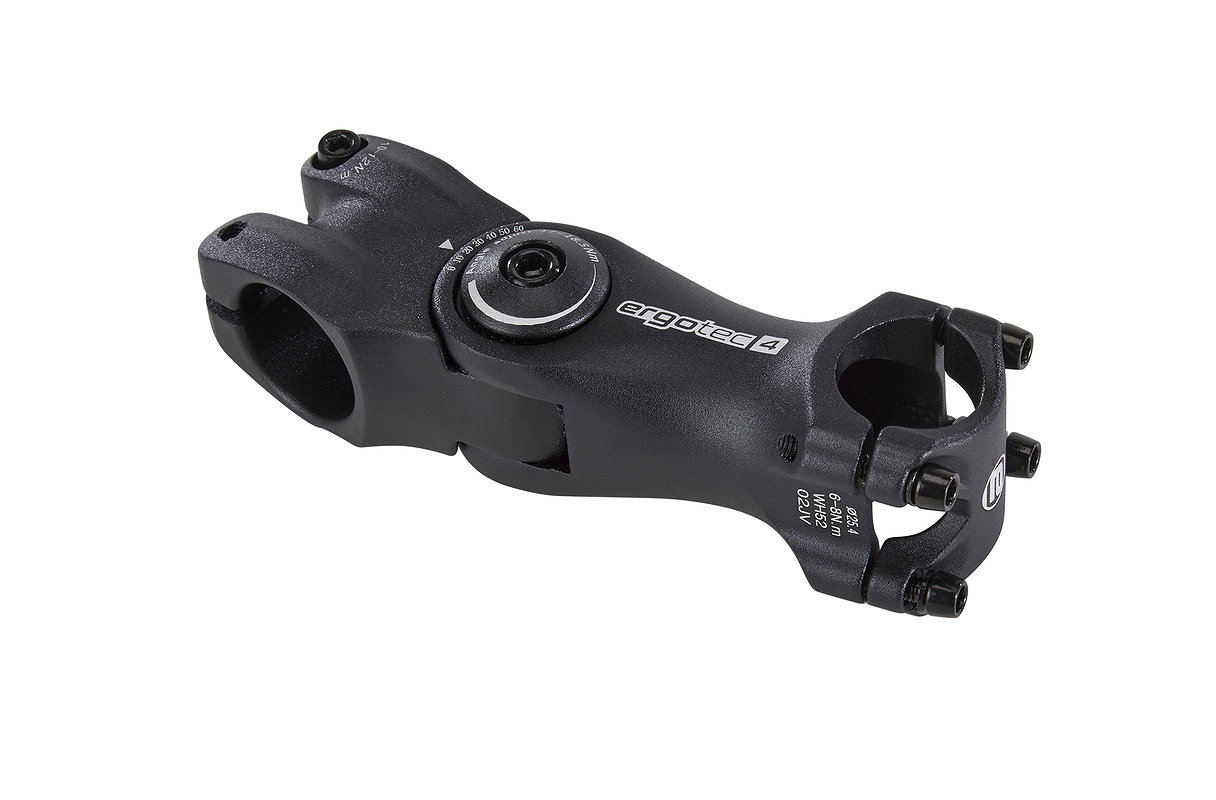 MATRIX Ahead-Vorbau Octopus 2 105 mm schwarz sand. 25,4 mm 1 1/8" 0- +60°