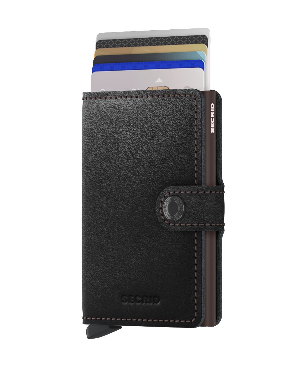 Secrid Miniwallet Original Black-Brown – mit Karten