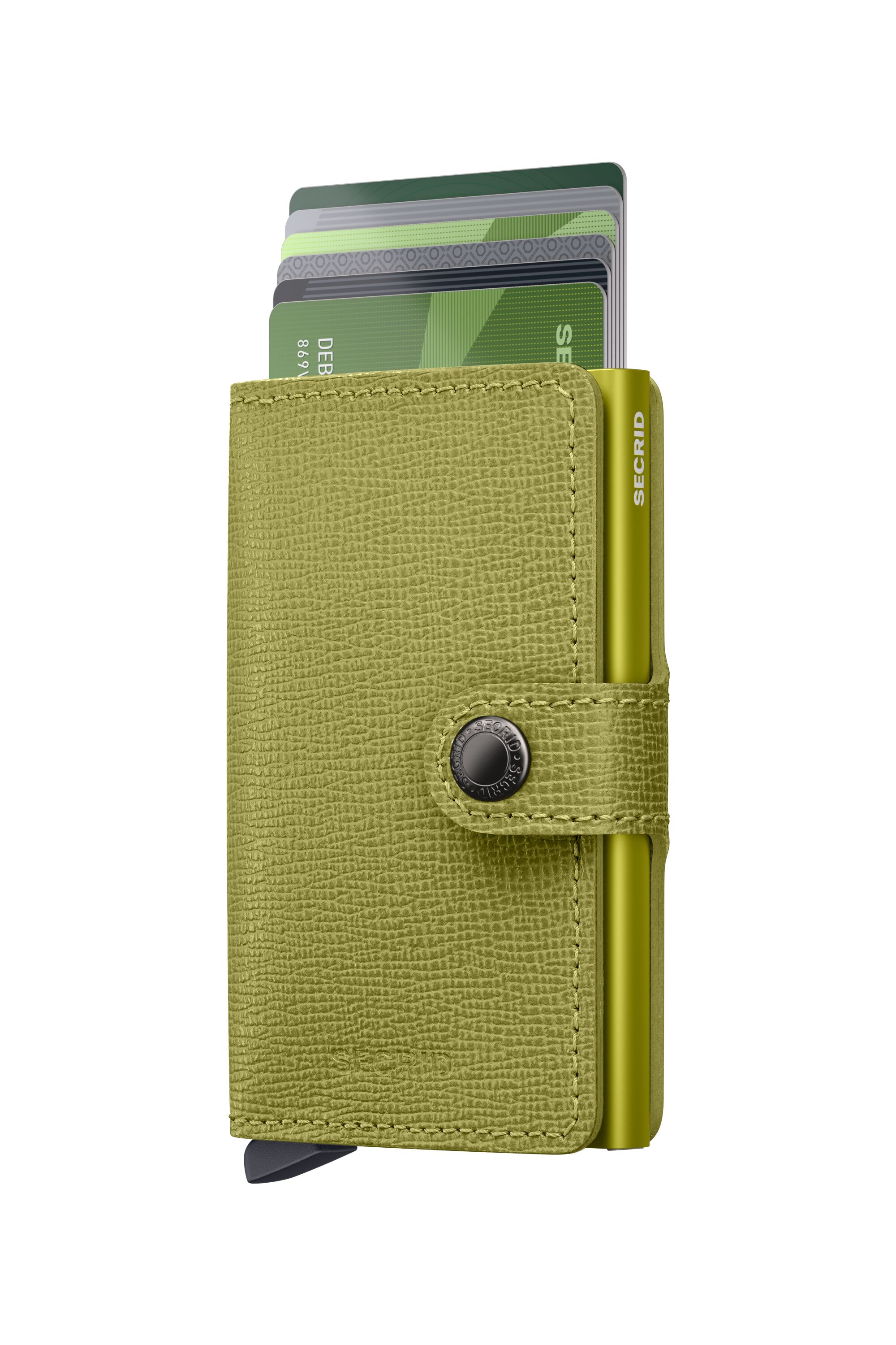 Secrid Miniwallet Crisple Lime – mit Karten