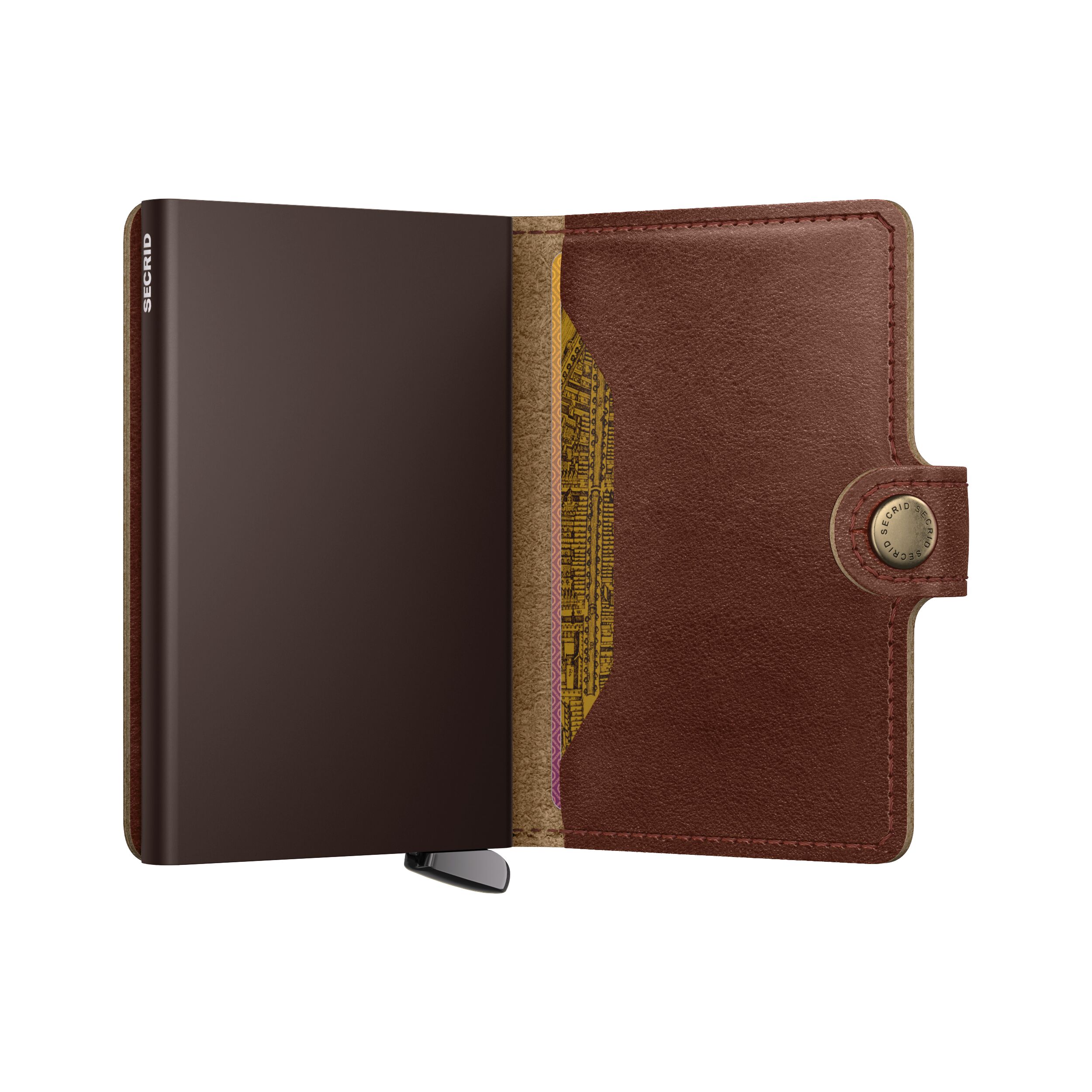 Secrid Miniwallet Basco Whiskey+ – Schrägansicht