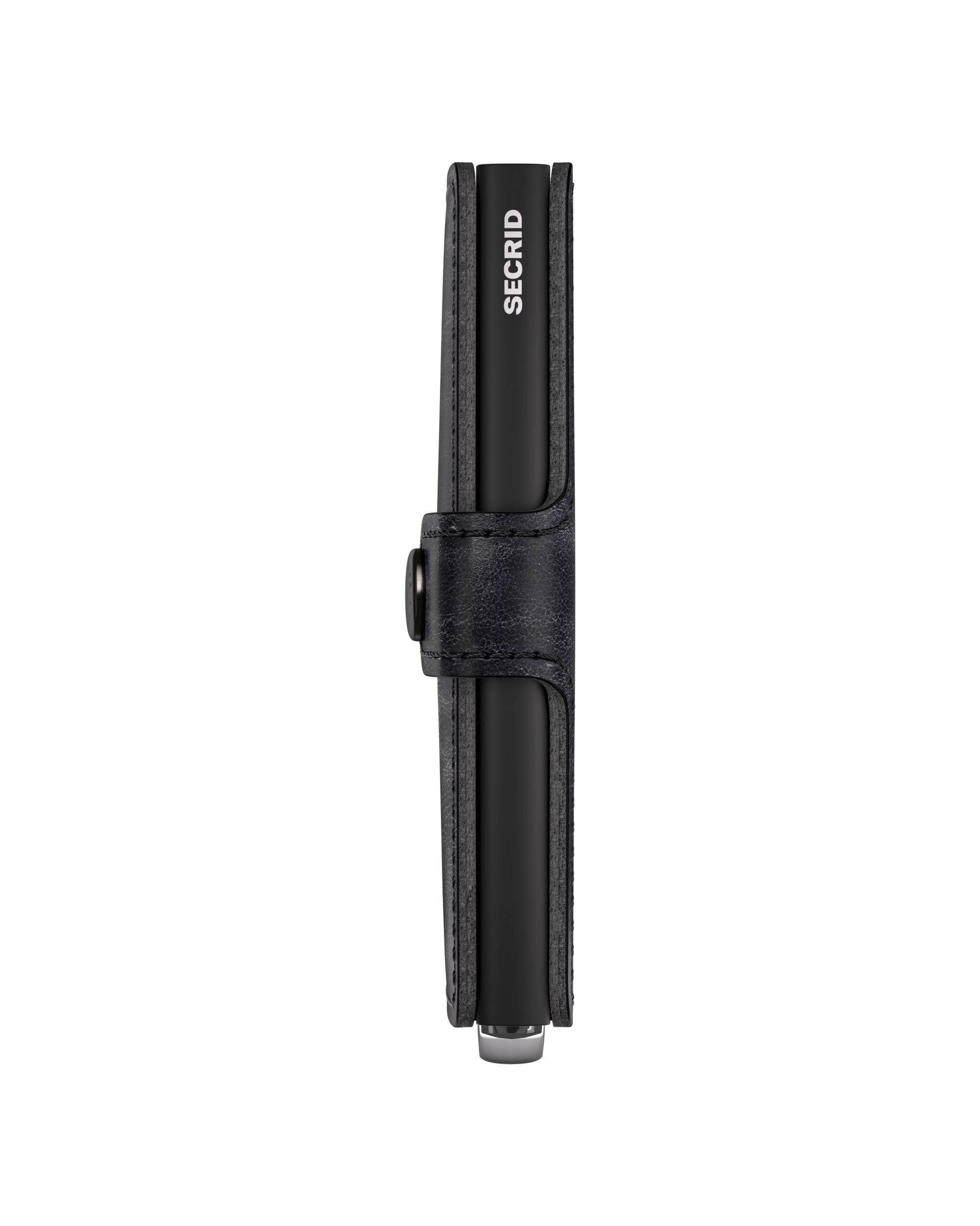 Secrid Miniwallet Emboss Lines Black+ – Seitenansicht
